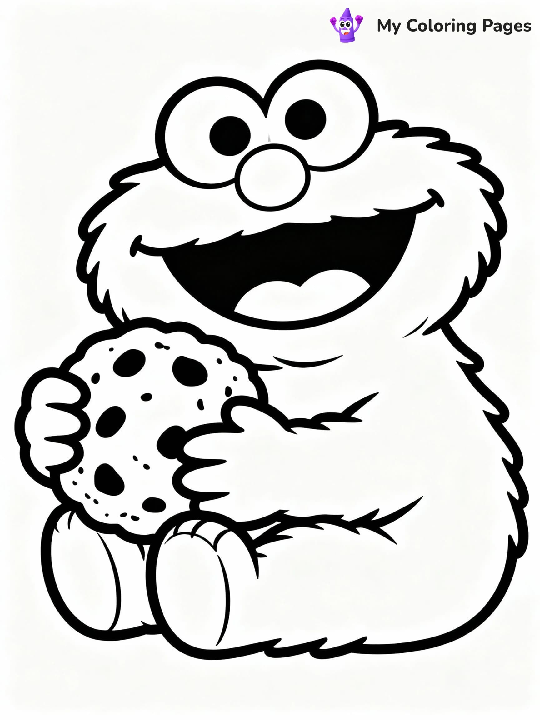 Cookie Monster Coloring Pages - 22