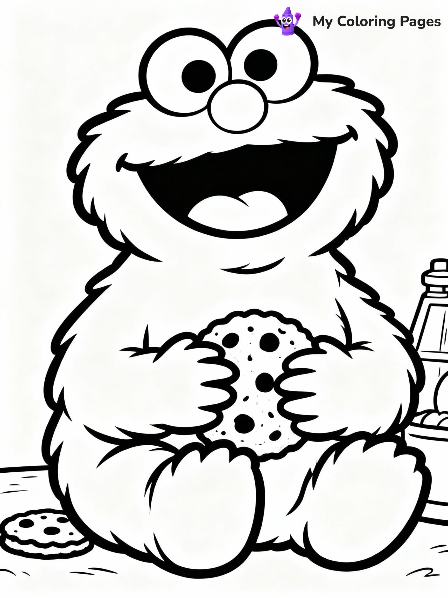 Cookie Monster Coloring Pages - 20
