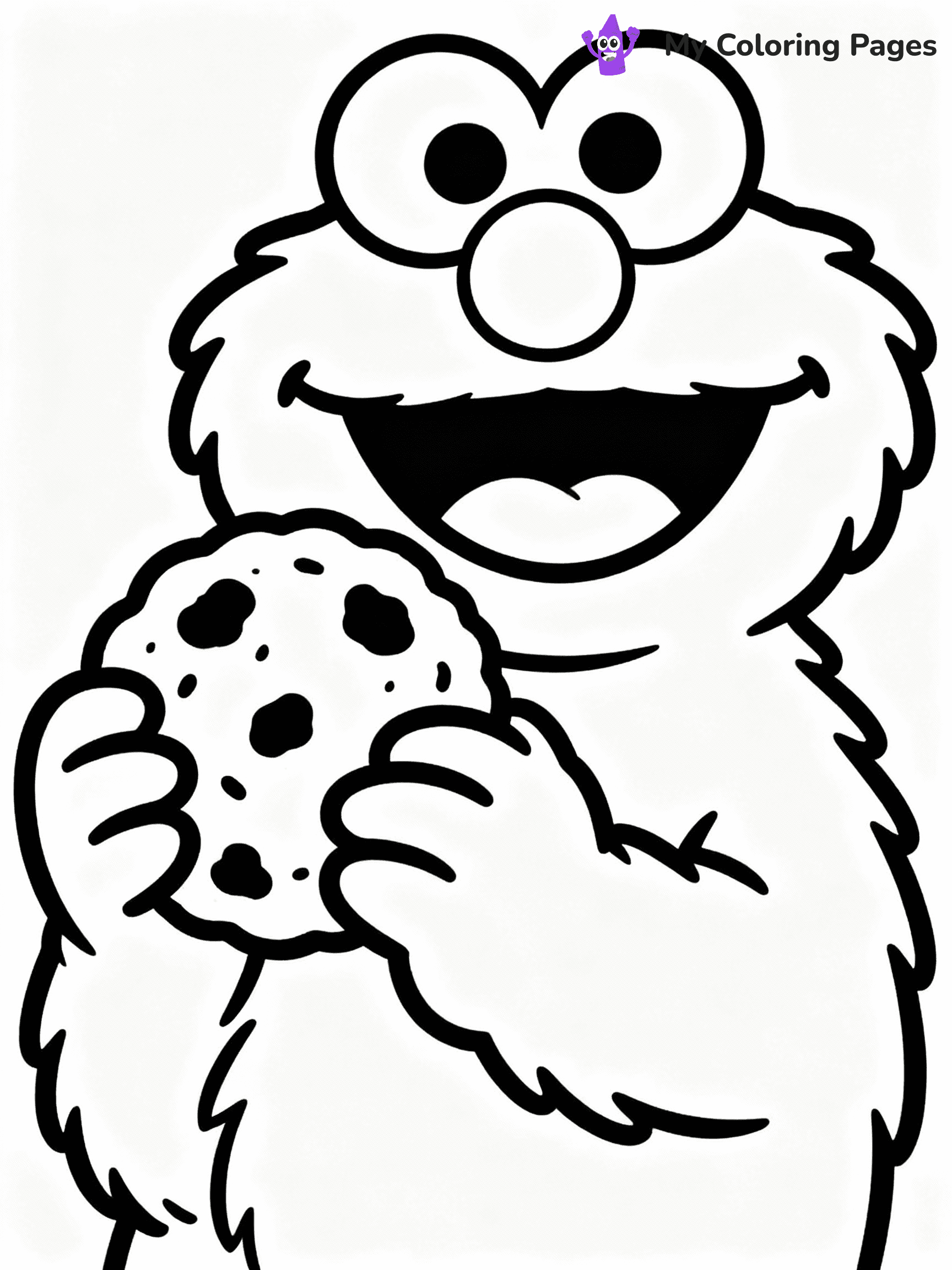 Cookie Monster Coloring Pages - 19