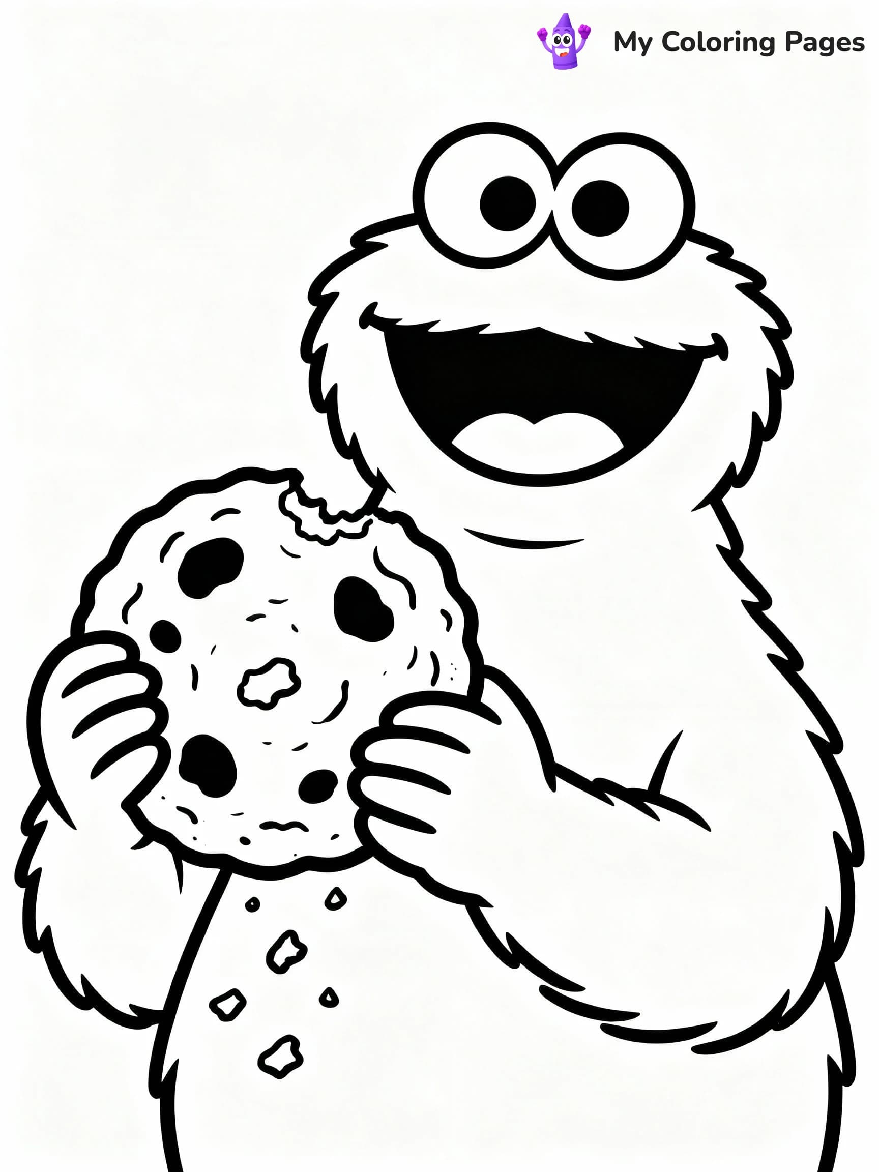Cookie Monster Coloring Pages - 18