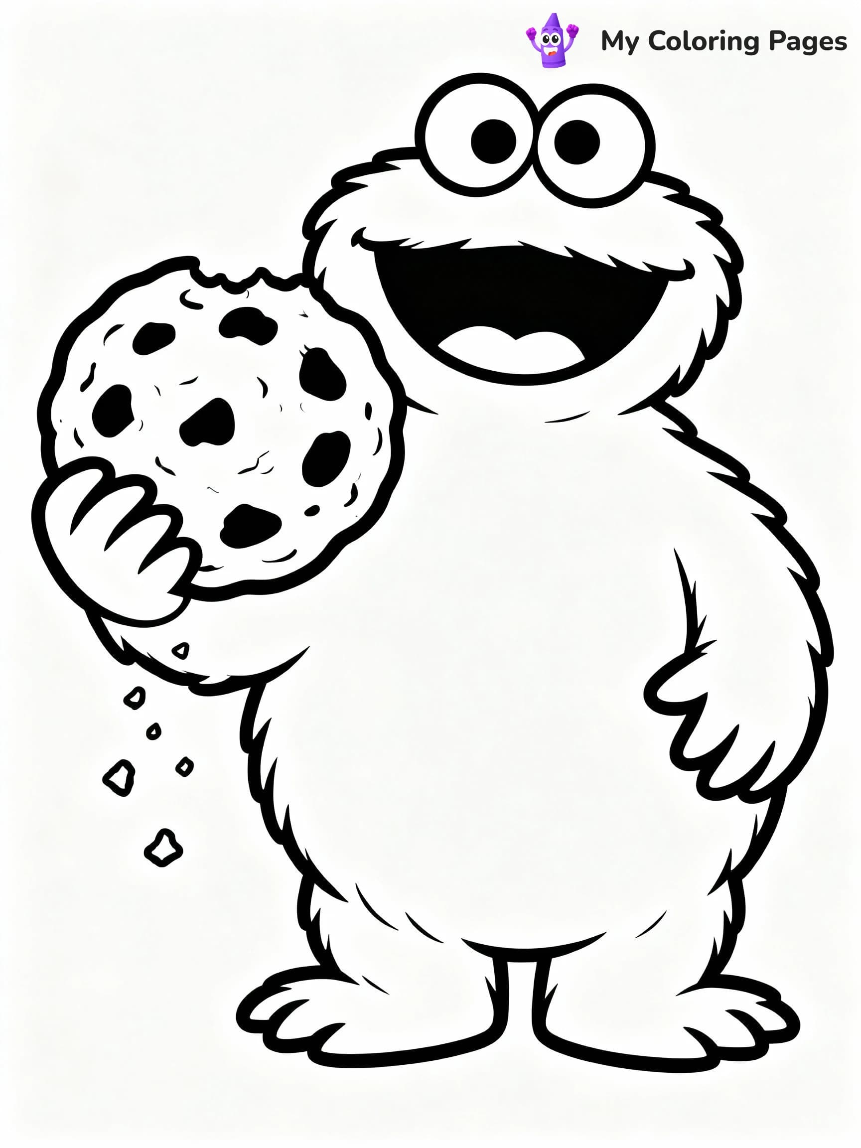 Cookie Monster Coloring Pages - 17