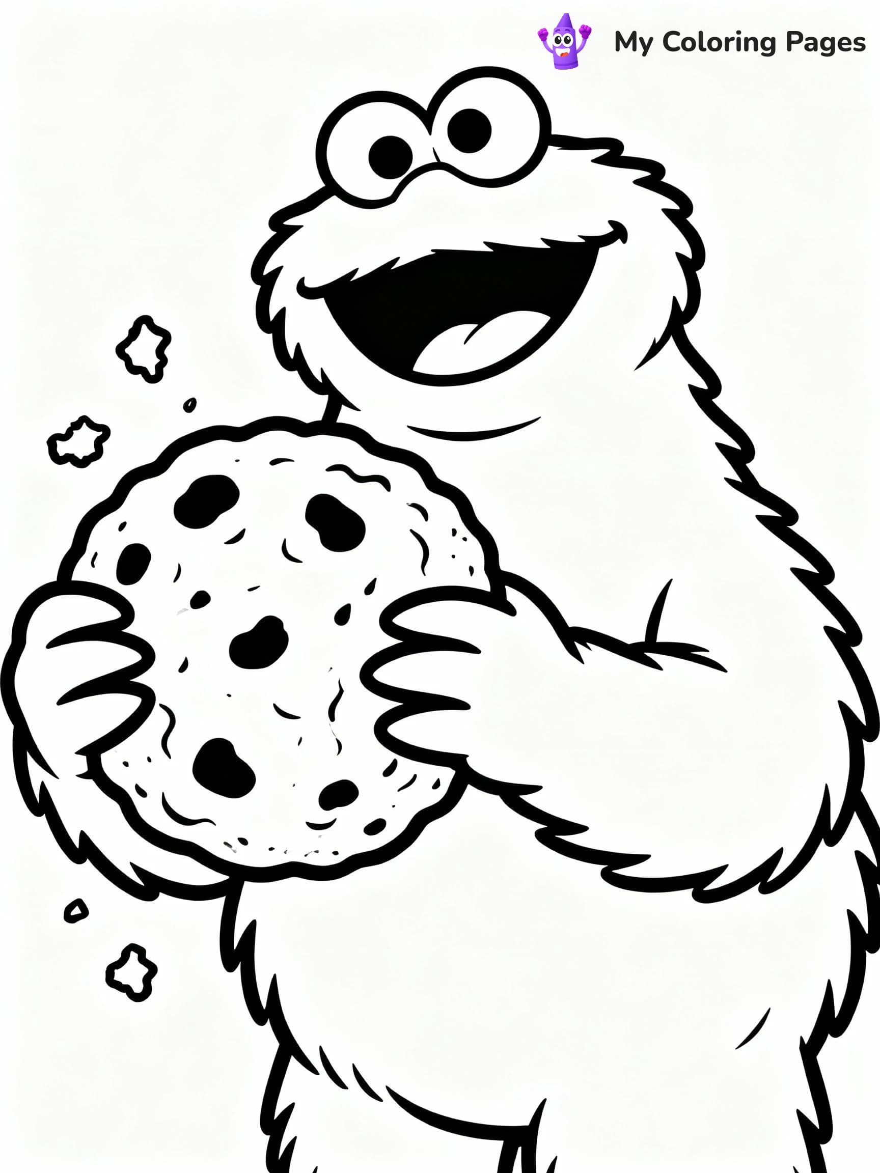 Cookie Monster Coloring Pages - 16