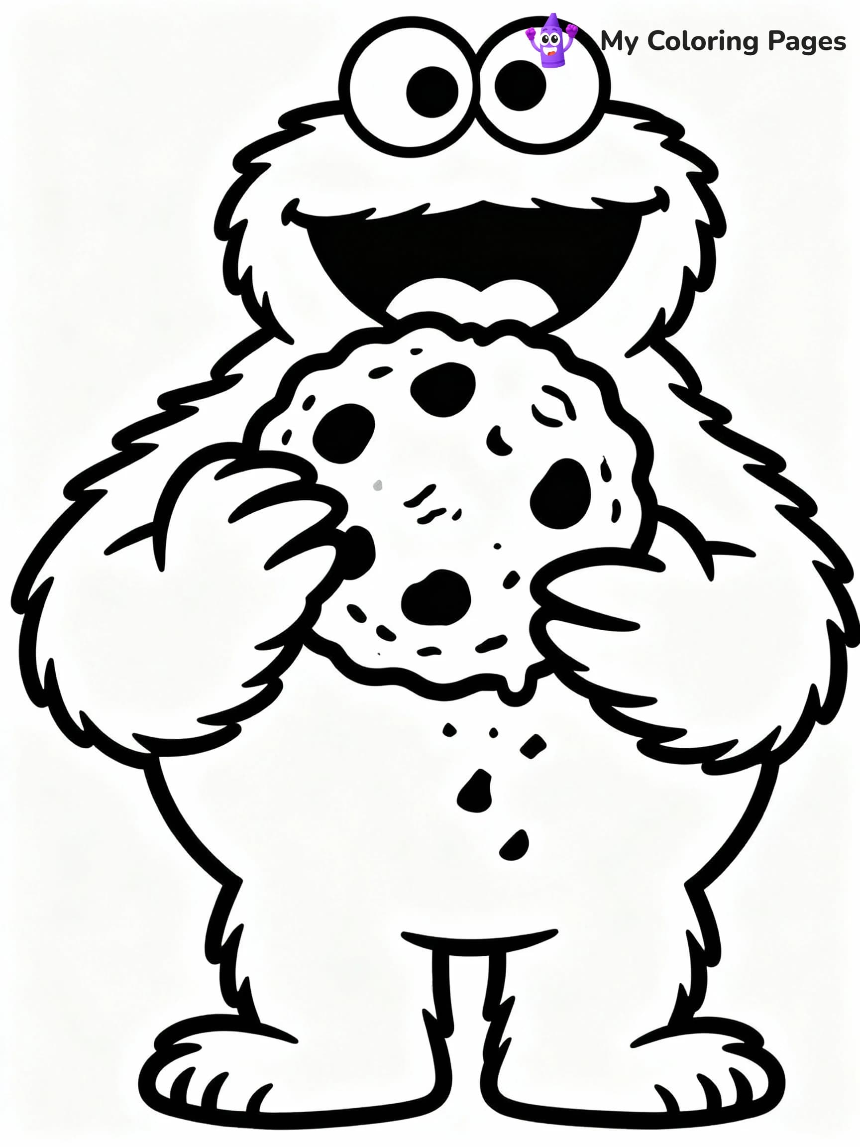 Cookie Monster Coloring Pages - 15