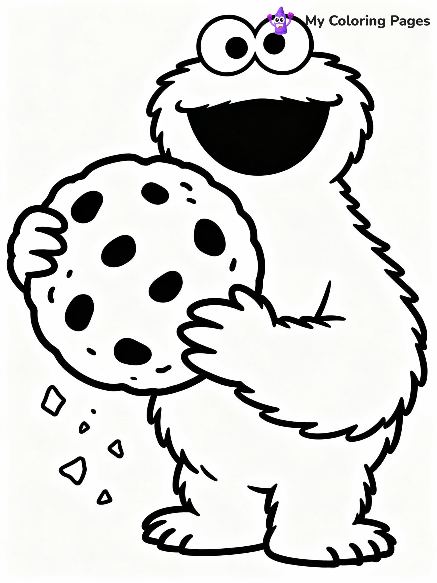 Cookie Monster Coloring Pages - 14