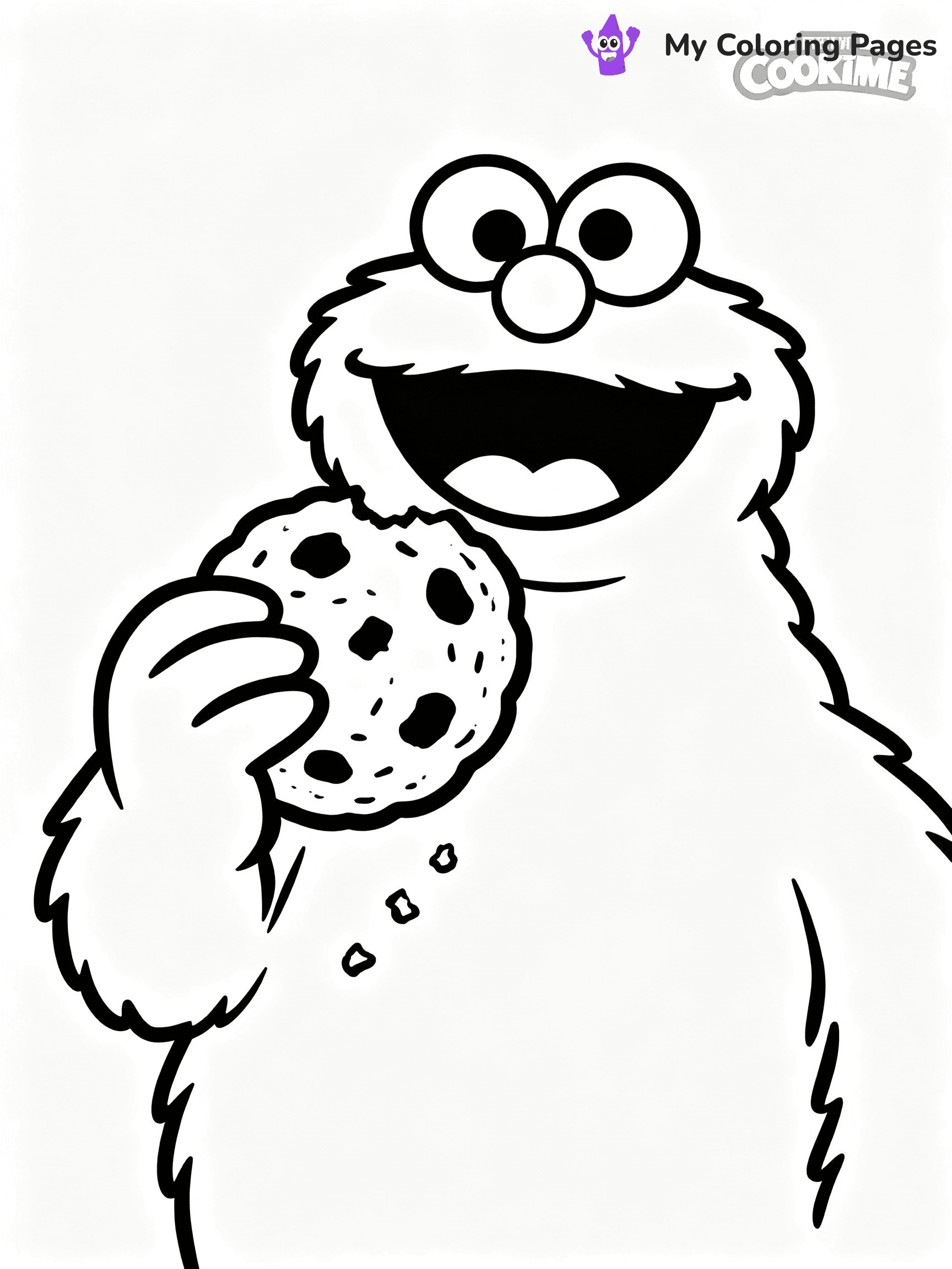 Cookie Monster Coloring Pages - 13