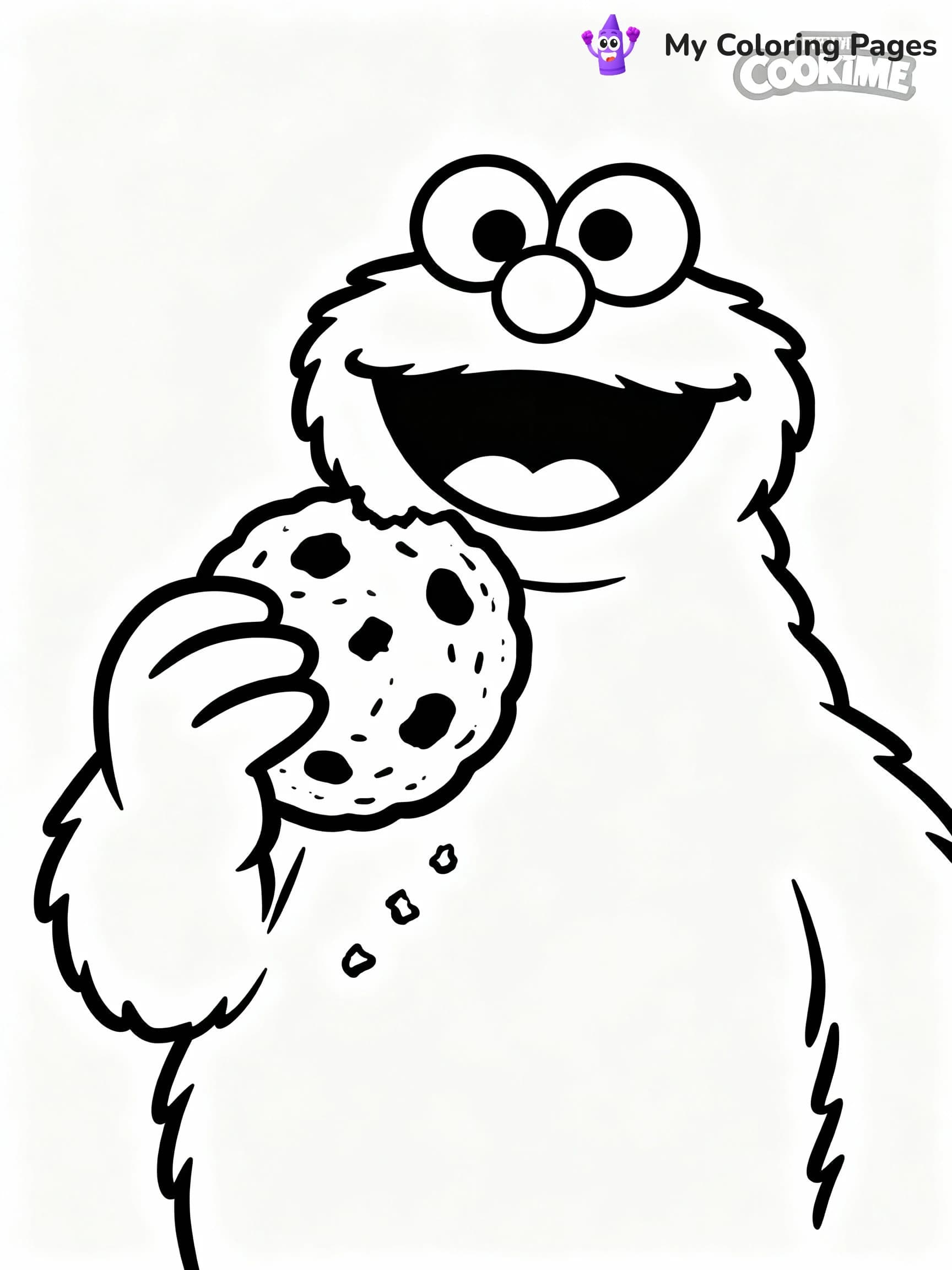 Cookie Monster Coloring Pages - 13