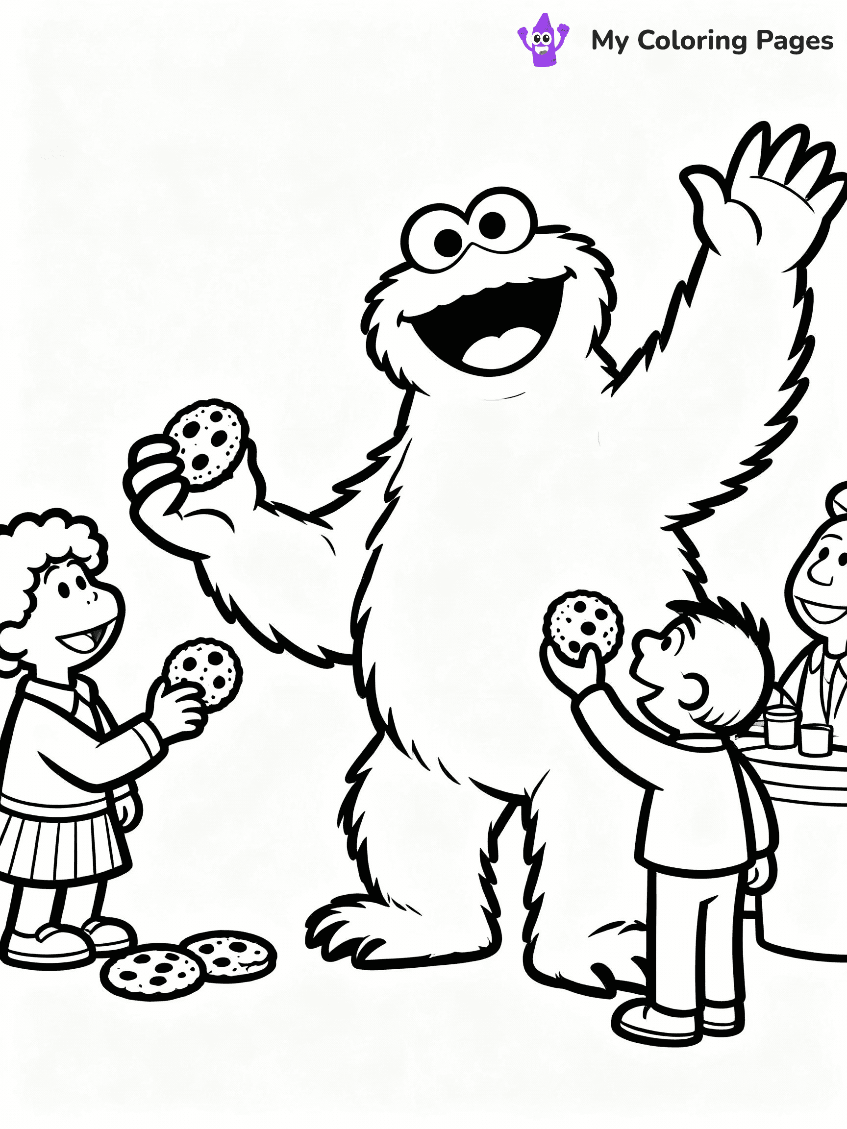 Cookie Monster Coloring Pages - 11