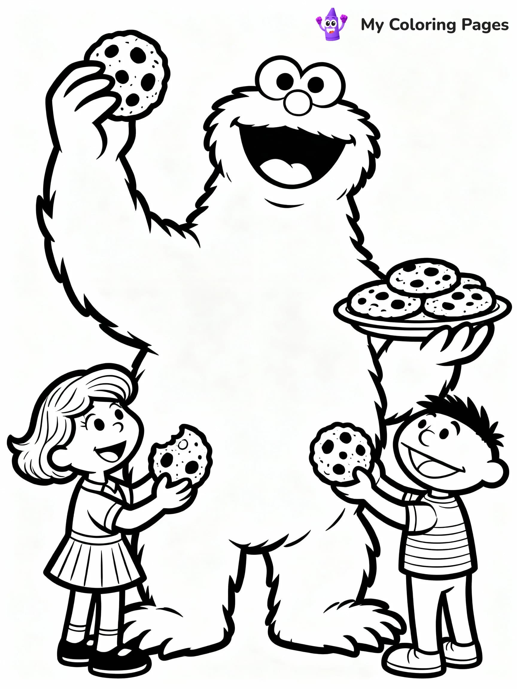 Cookie Monster Coloring Pages - 10