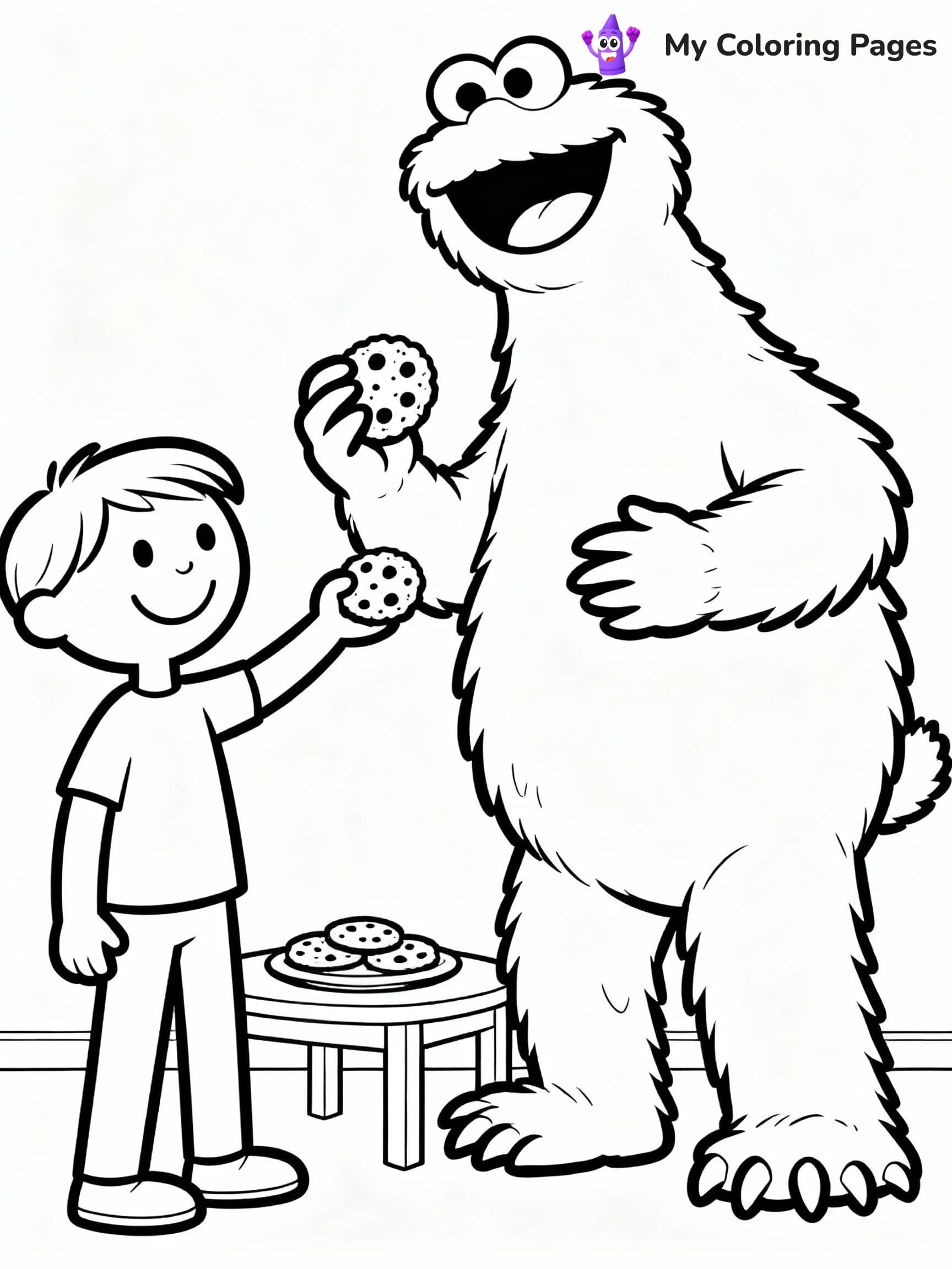 Cookie Monster Coloring Pages - 9