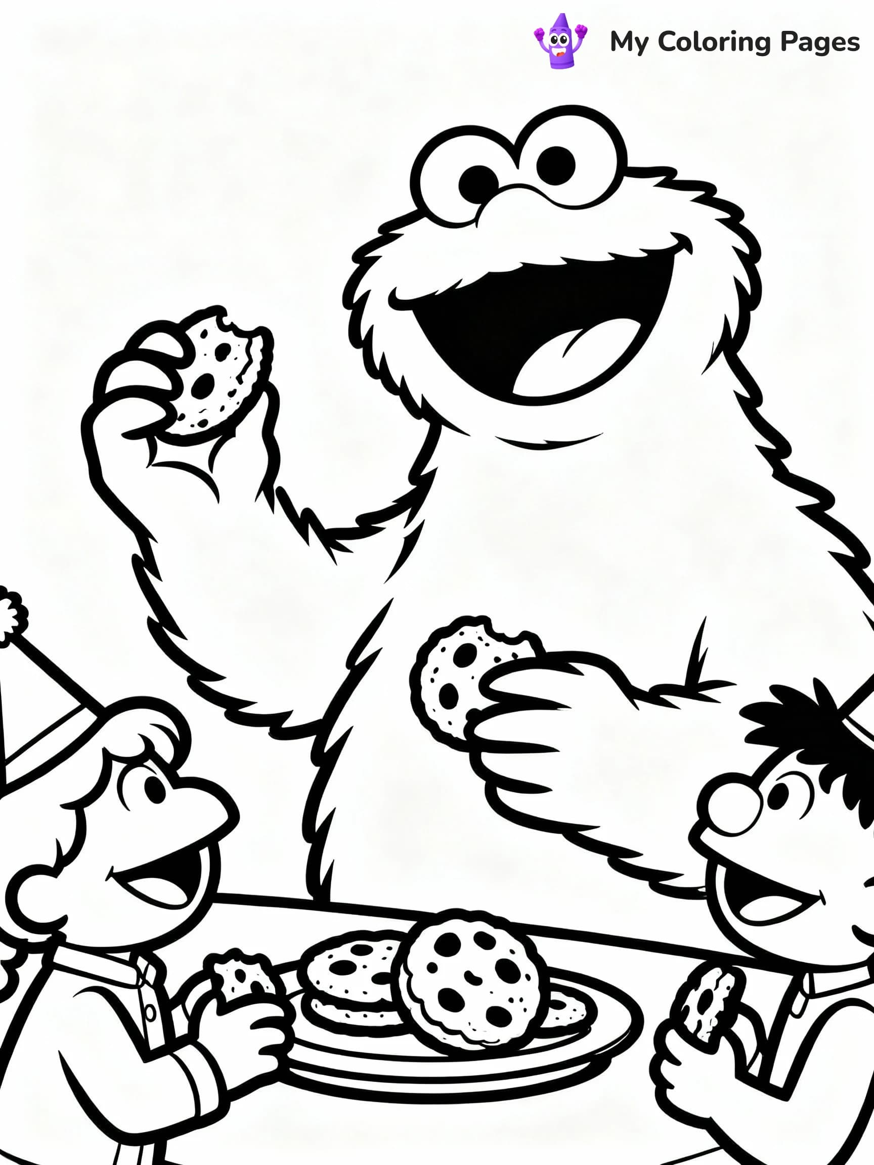 Cookie Monster Coloring Pages - 8
