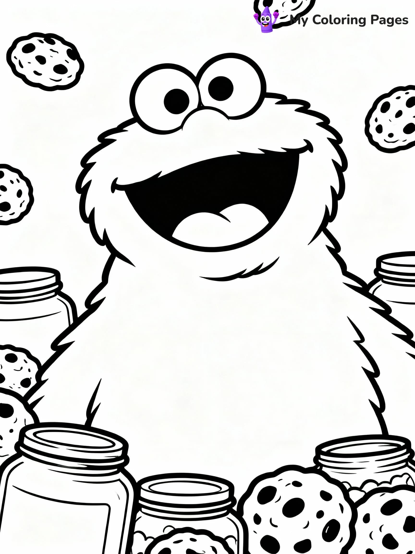 Cookie Monster Coloring Pages - 5