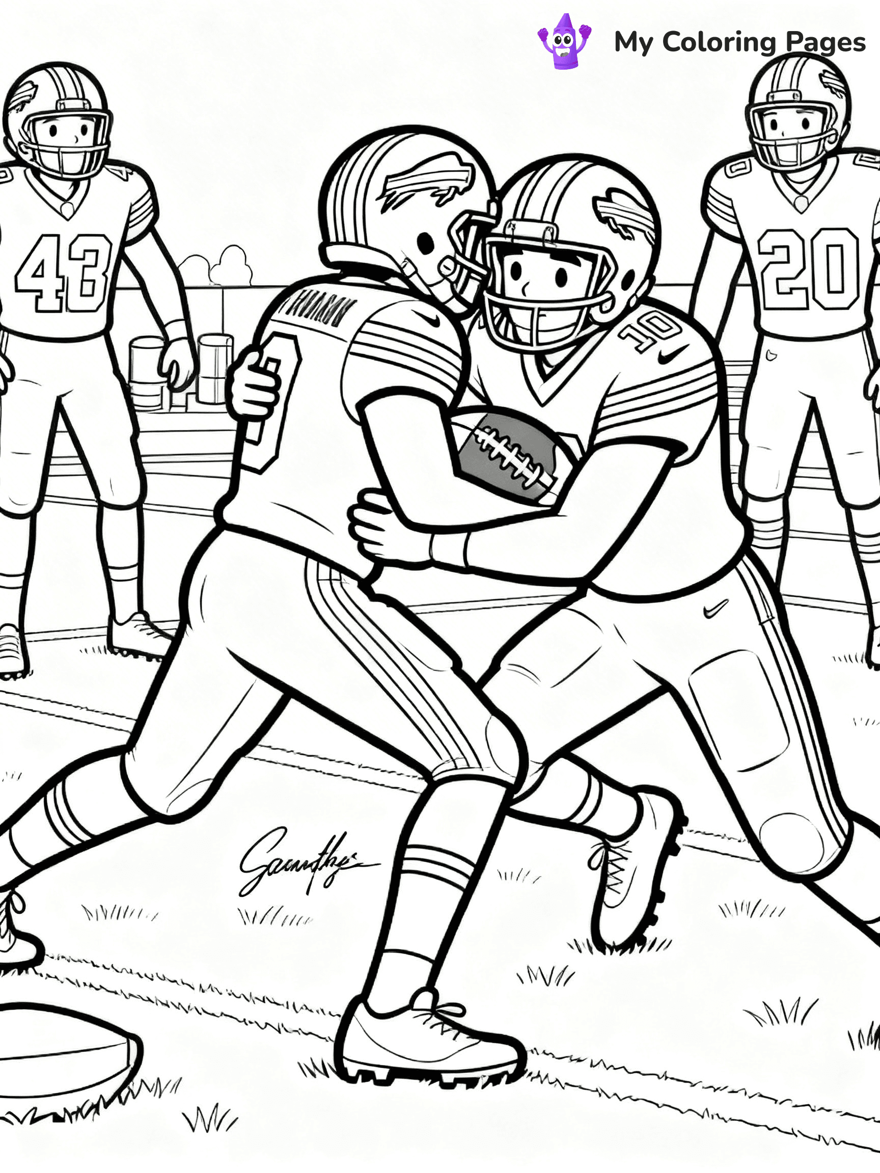 Buffalo Bills Coloring Pages - 39