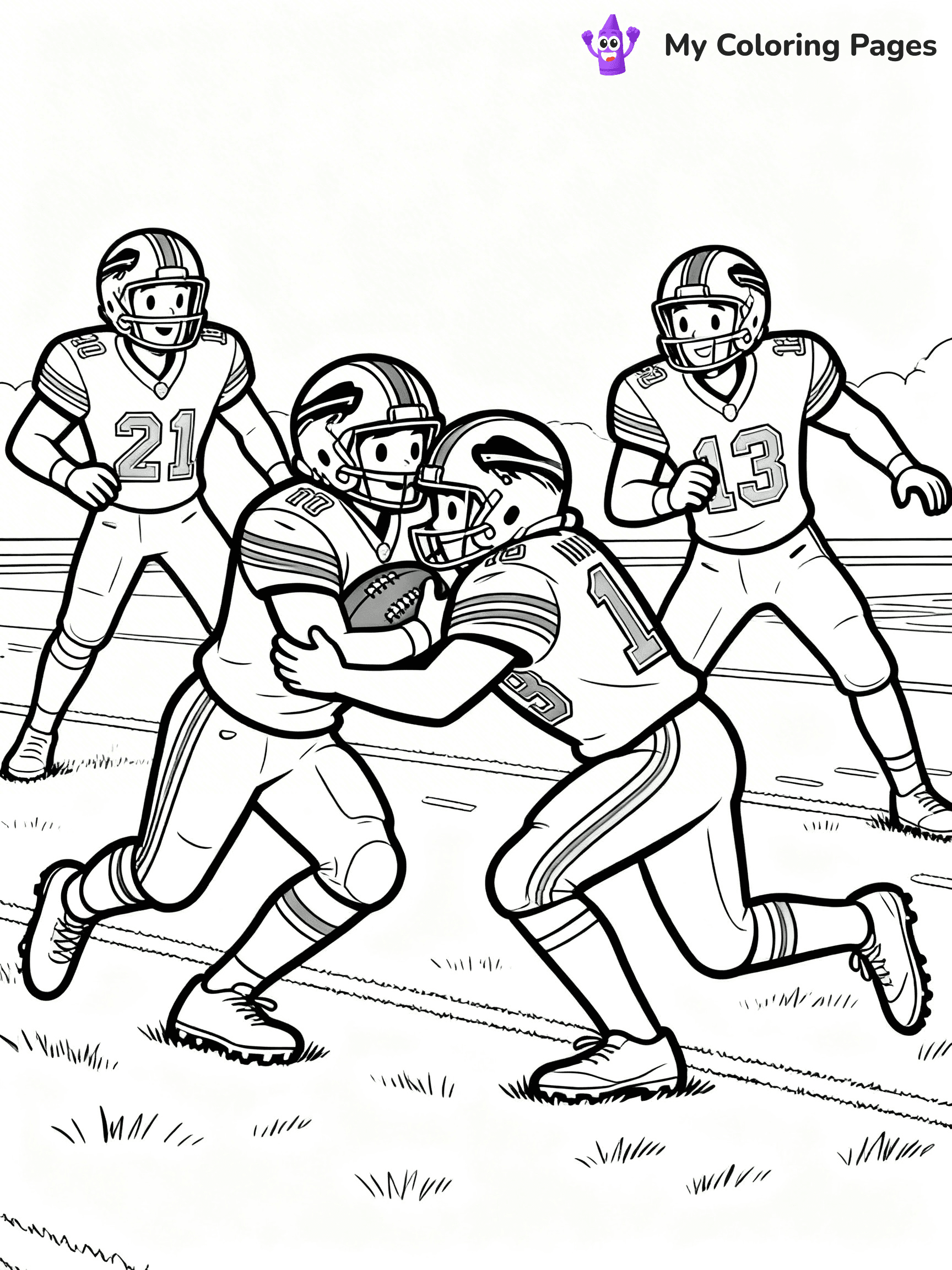 Buffalo Bills Coloring Pages - 37