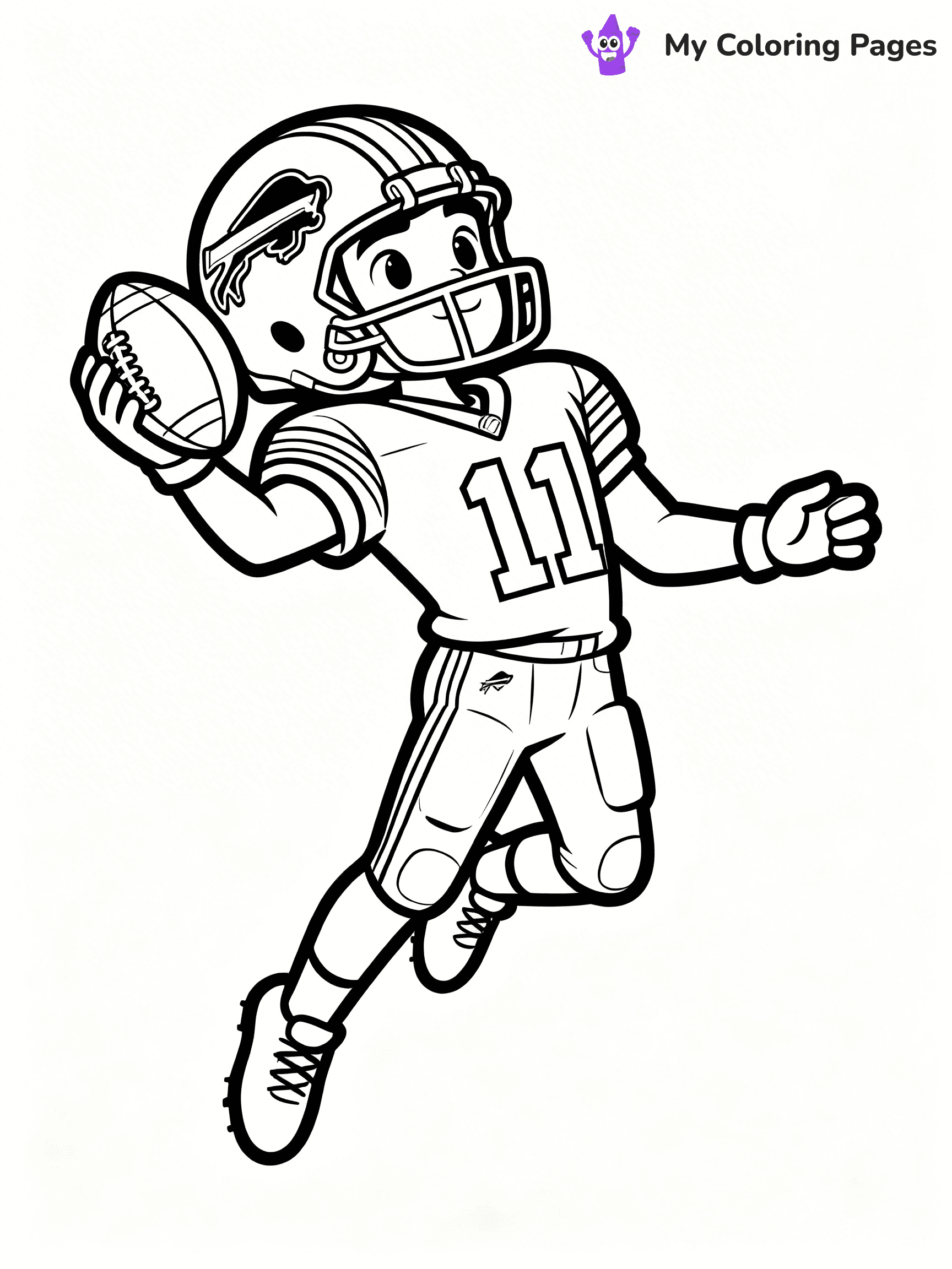 Buffalo Bills Coloring Pages - 12