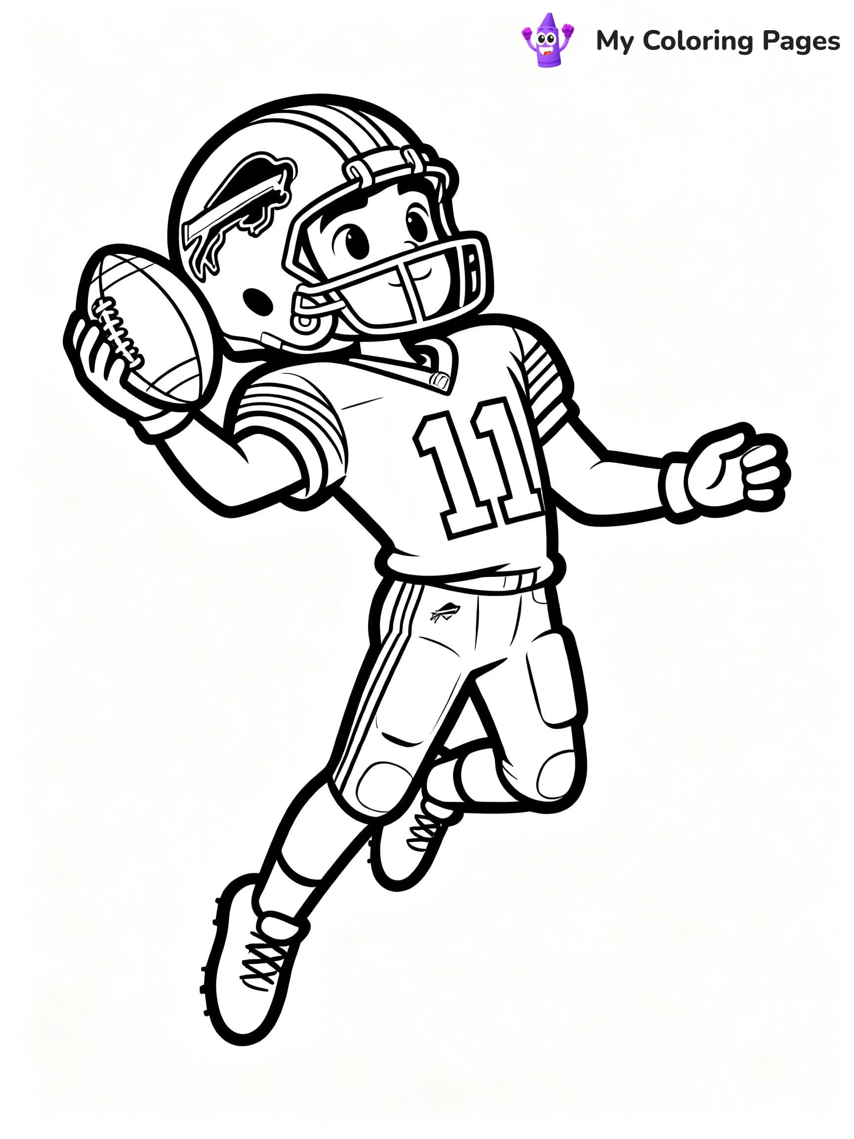 Buffalo Bills Coloring Pages - 19