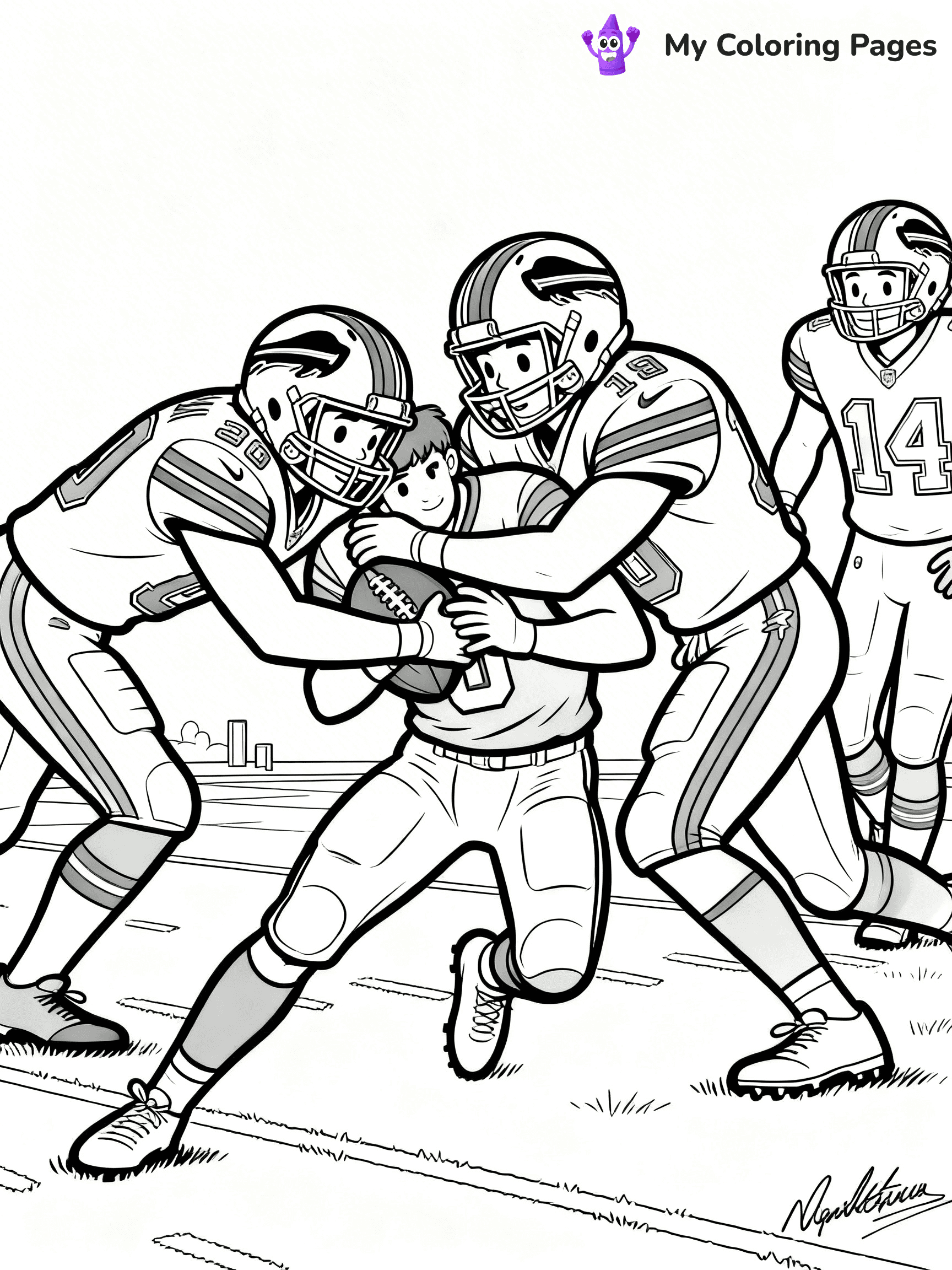 Buffalo Bills Coloring Pages - 11