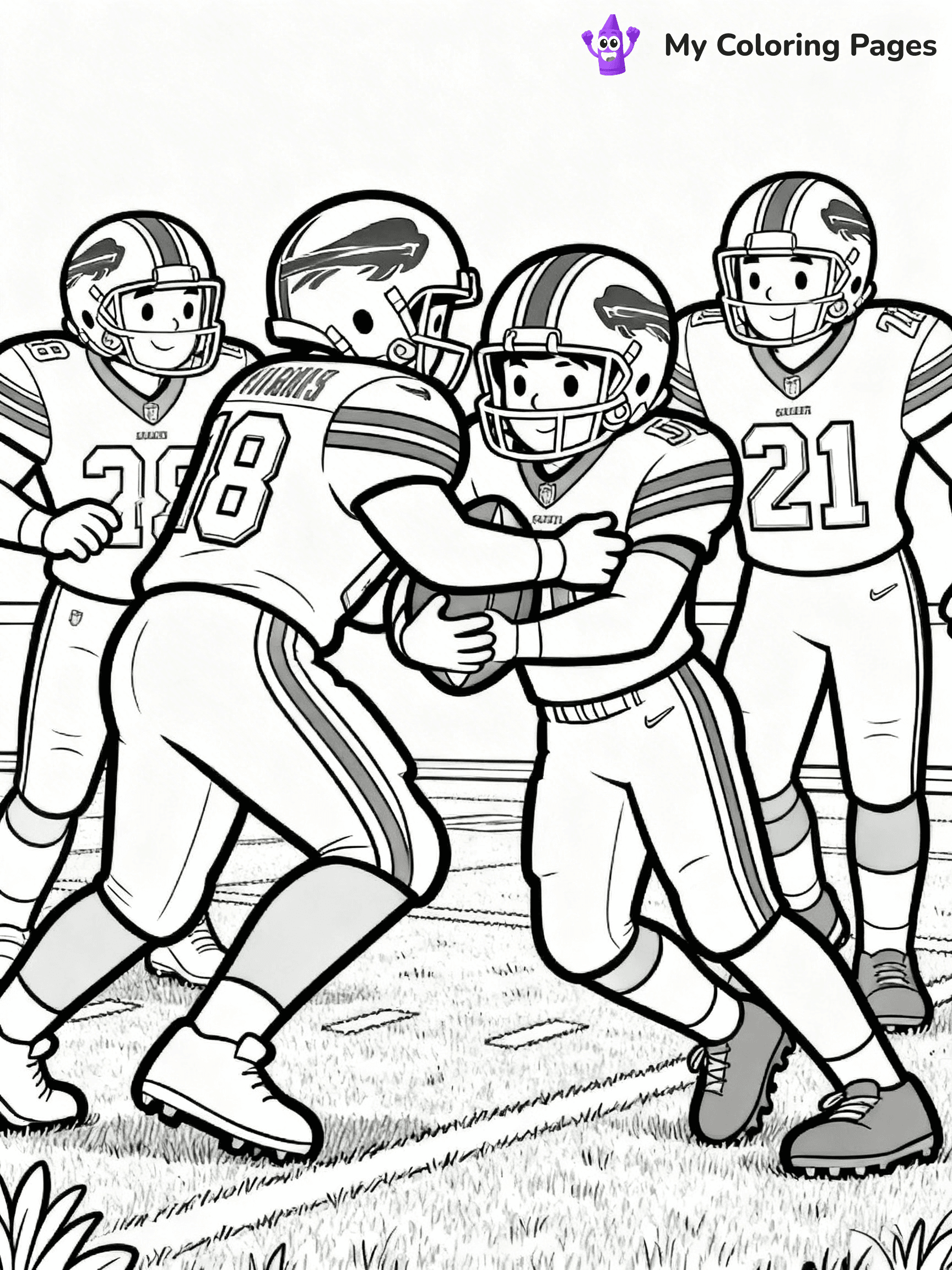 Buffalo Bills Coloring Pages - 8