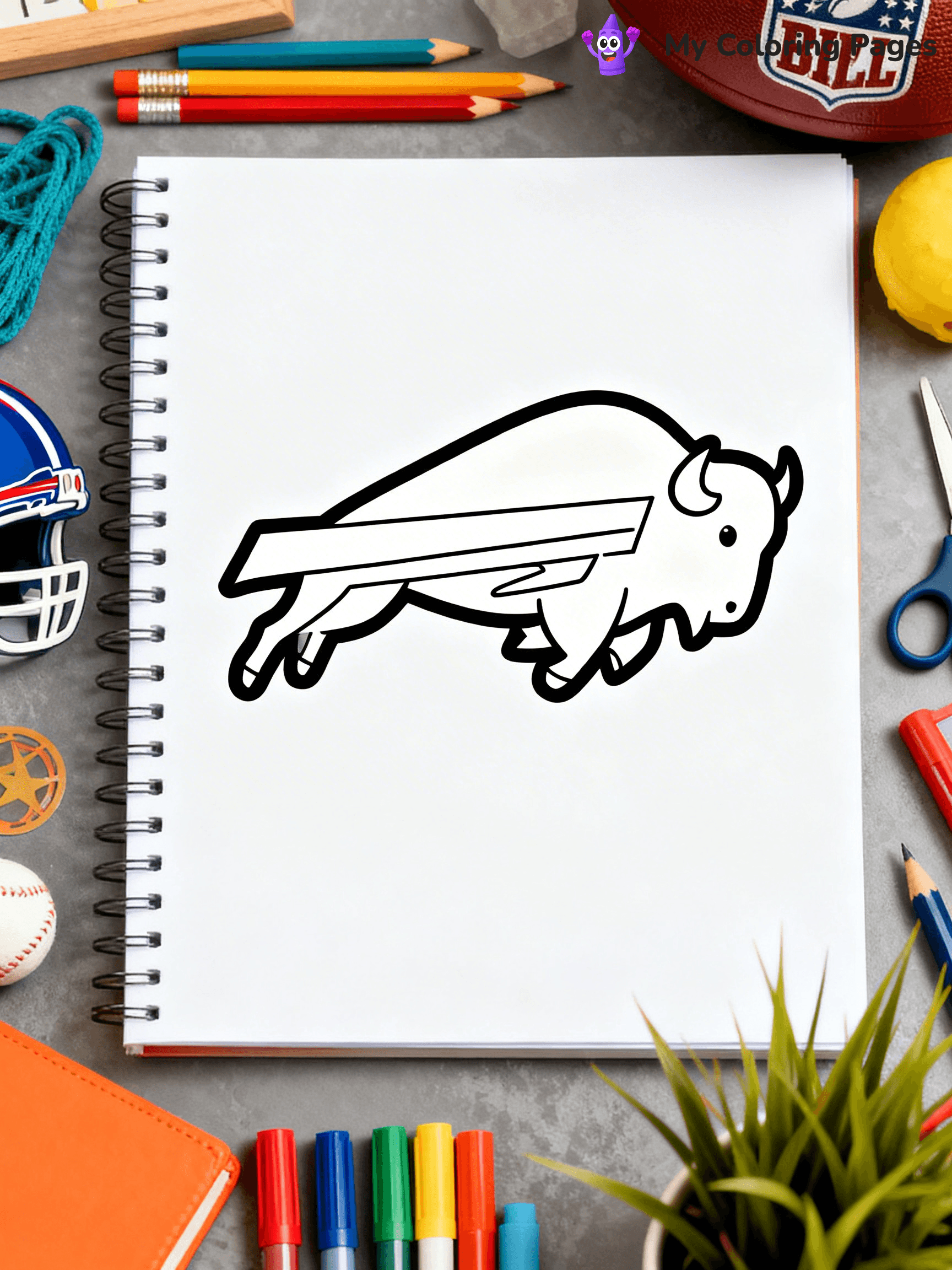 Buffalo Bills Coloring Pages - 3