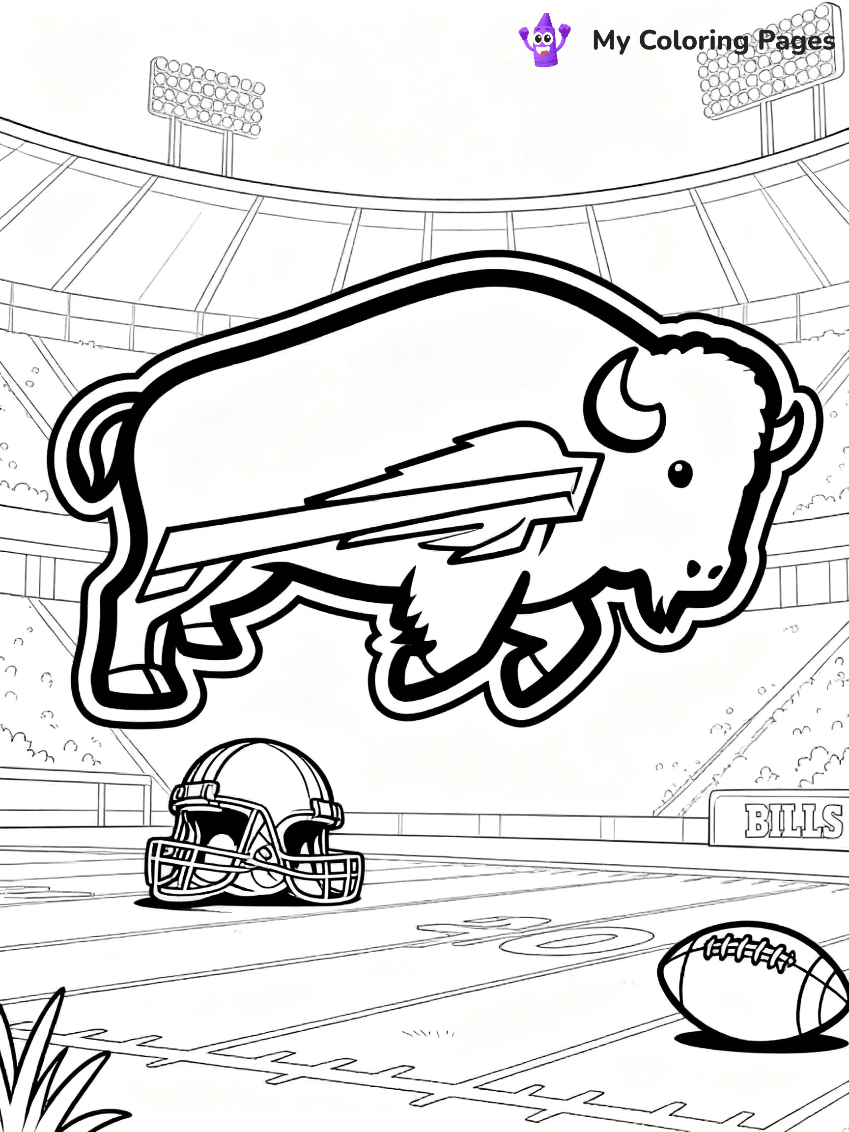 Buffalo Bills Coloring Pages - 4