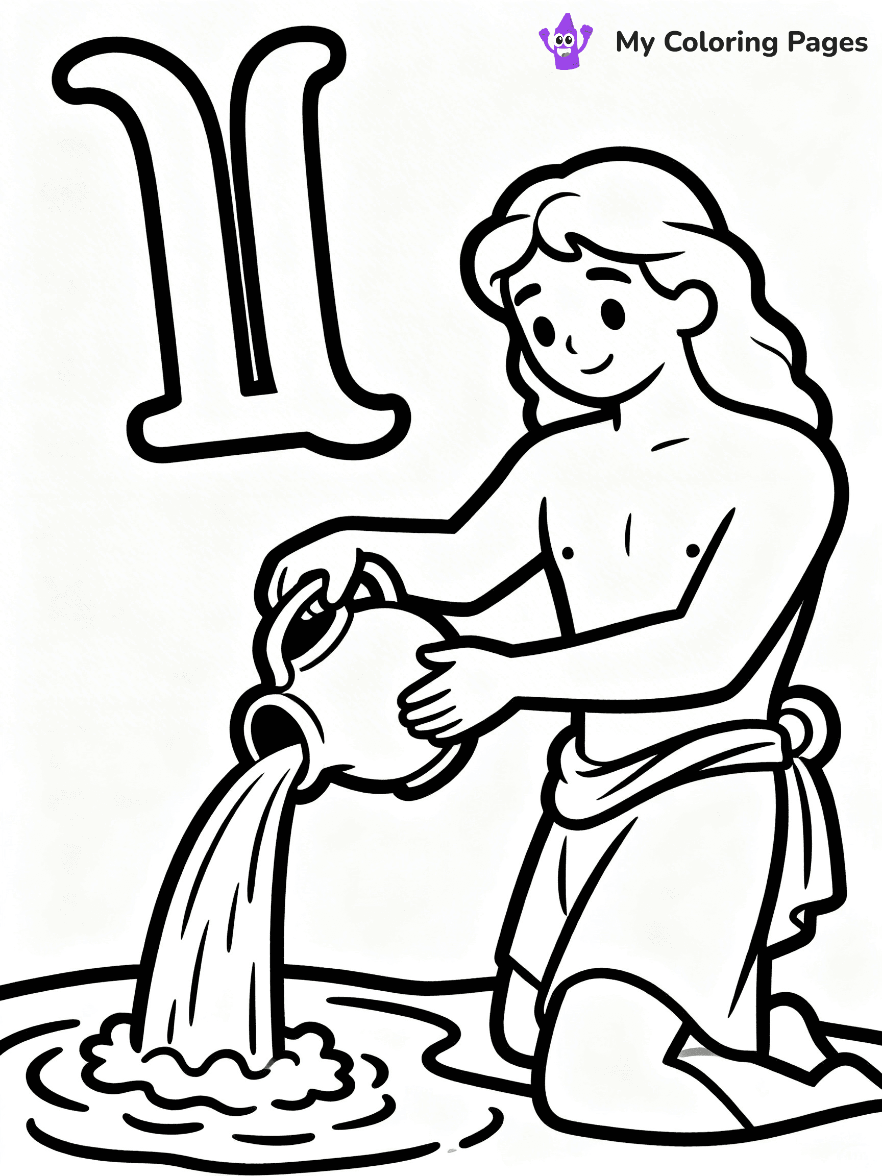 Zodiac Signs Coloring Pages - 18