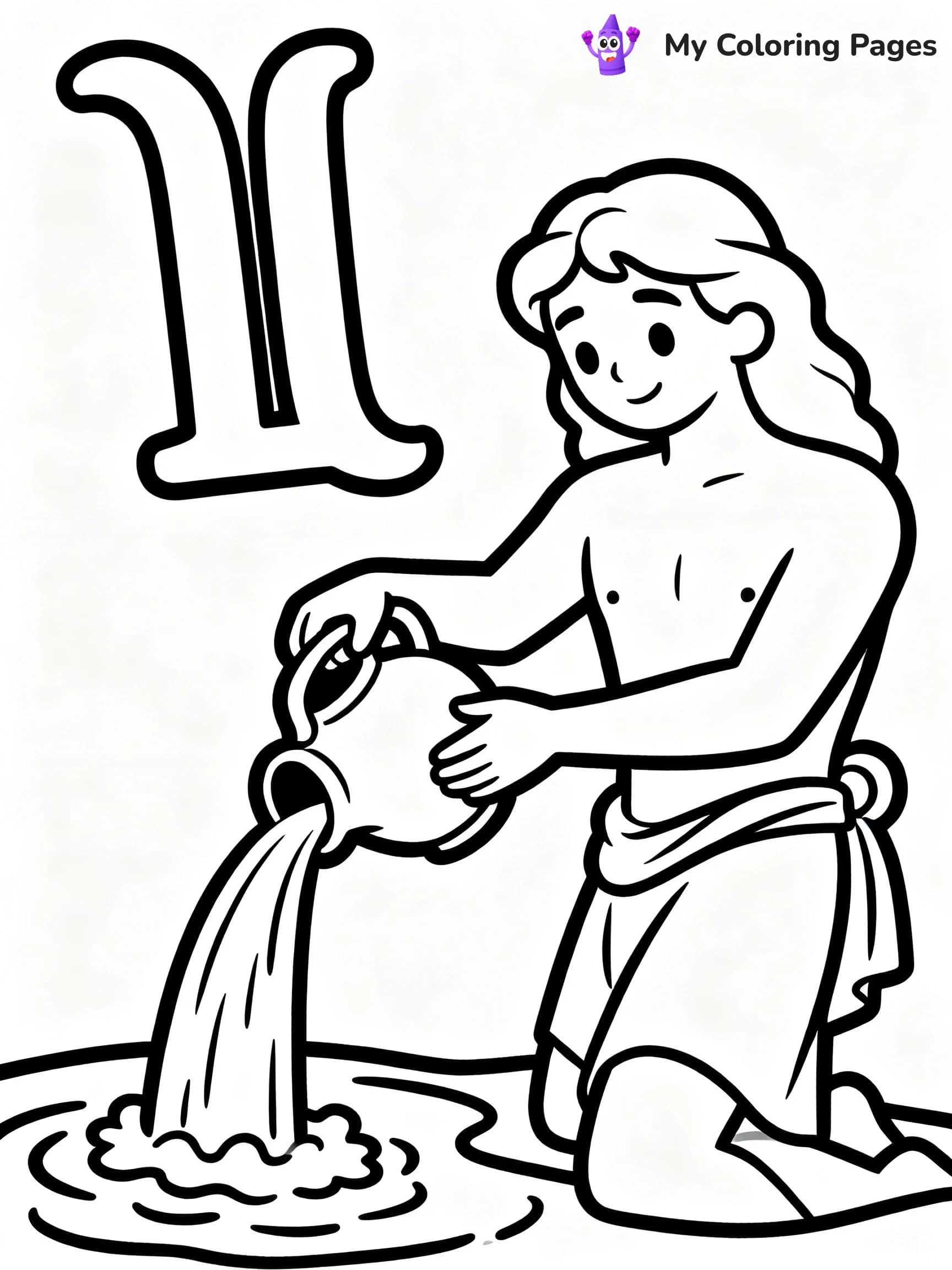 Zodiac Signs Coloring Pages - 18