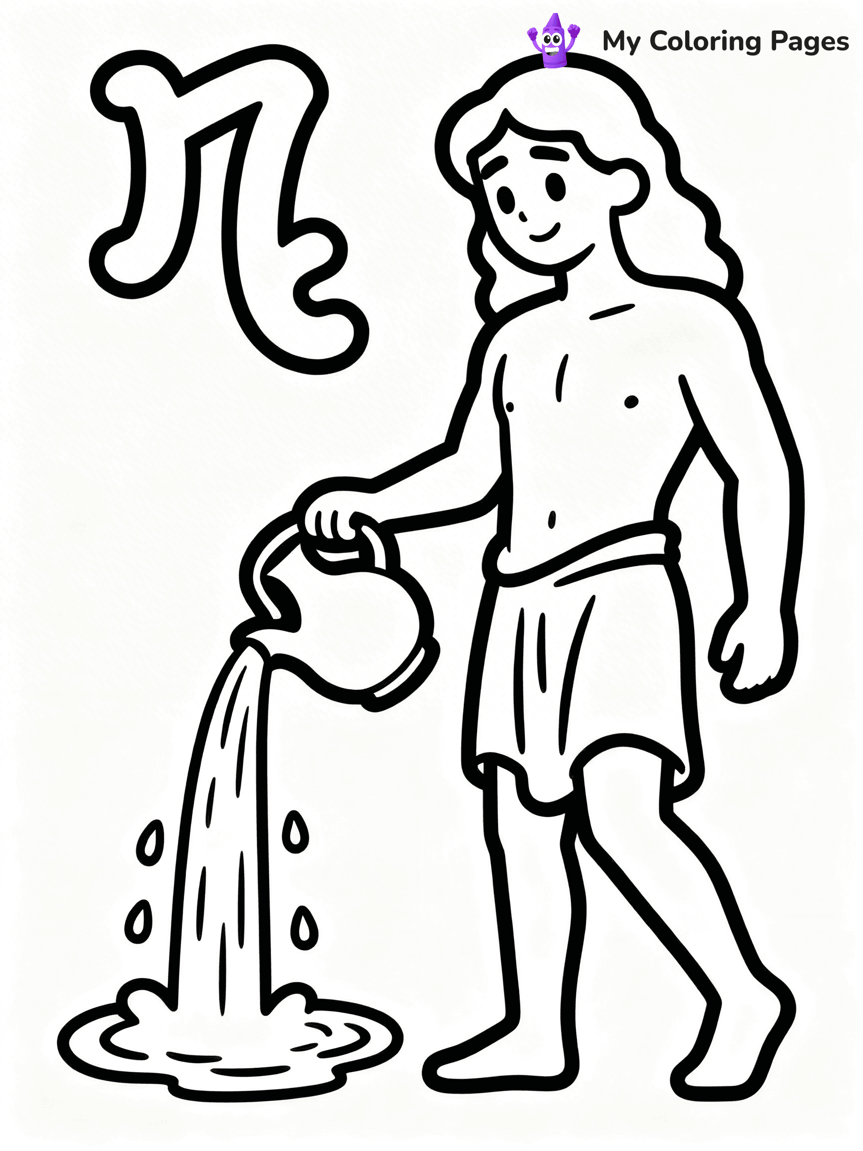 Zodiac Signs Coloring Pages - 12