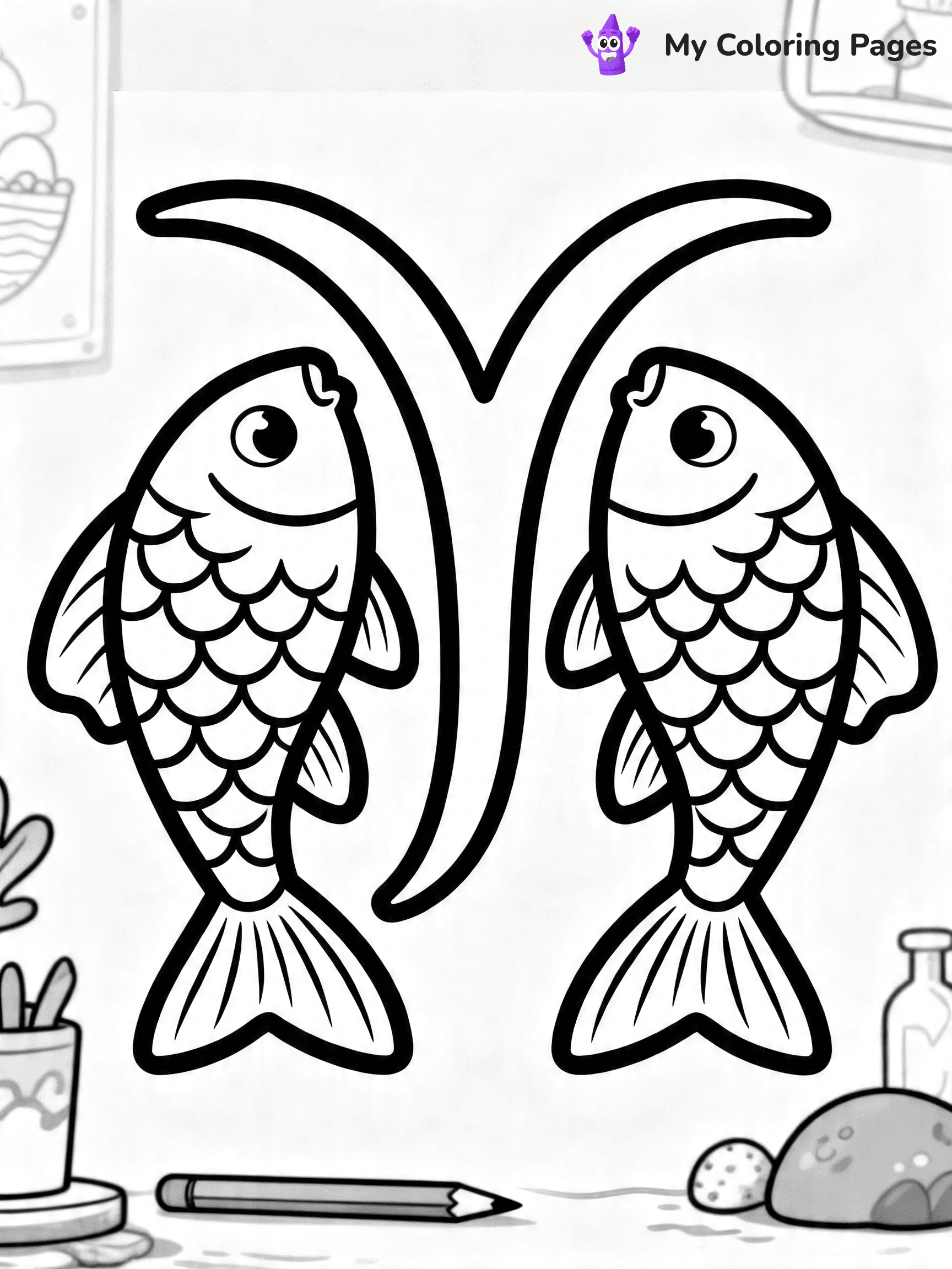 Zodiac Signs Coloring Pages - 6