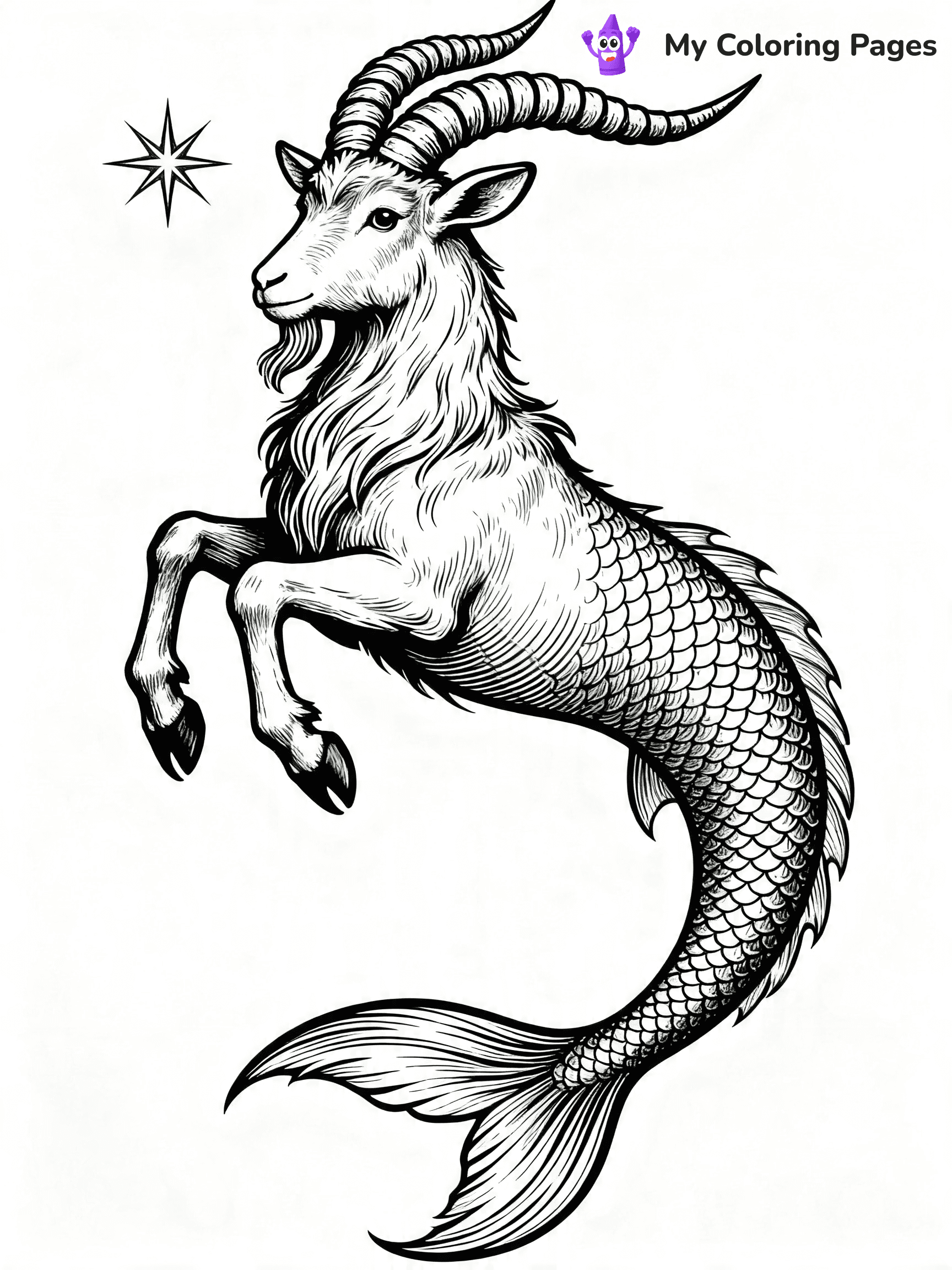 Zodiac Signs Coloring Pages - 4