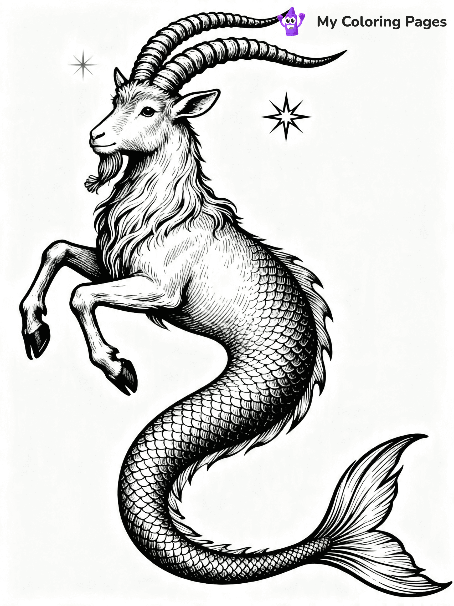 Zodiac Signs Coloring Pages - 3