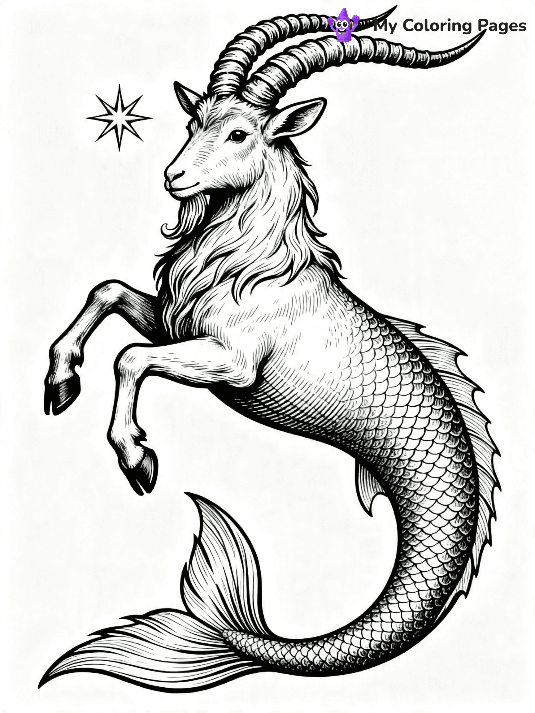 Zodiac Signs Coloring Pages - 2