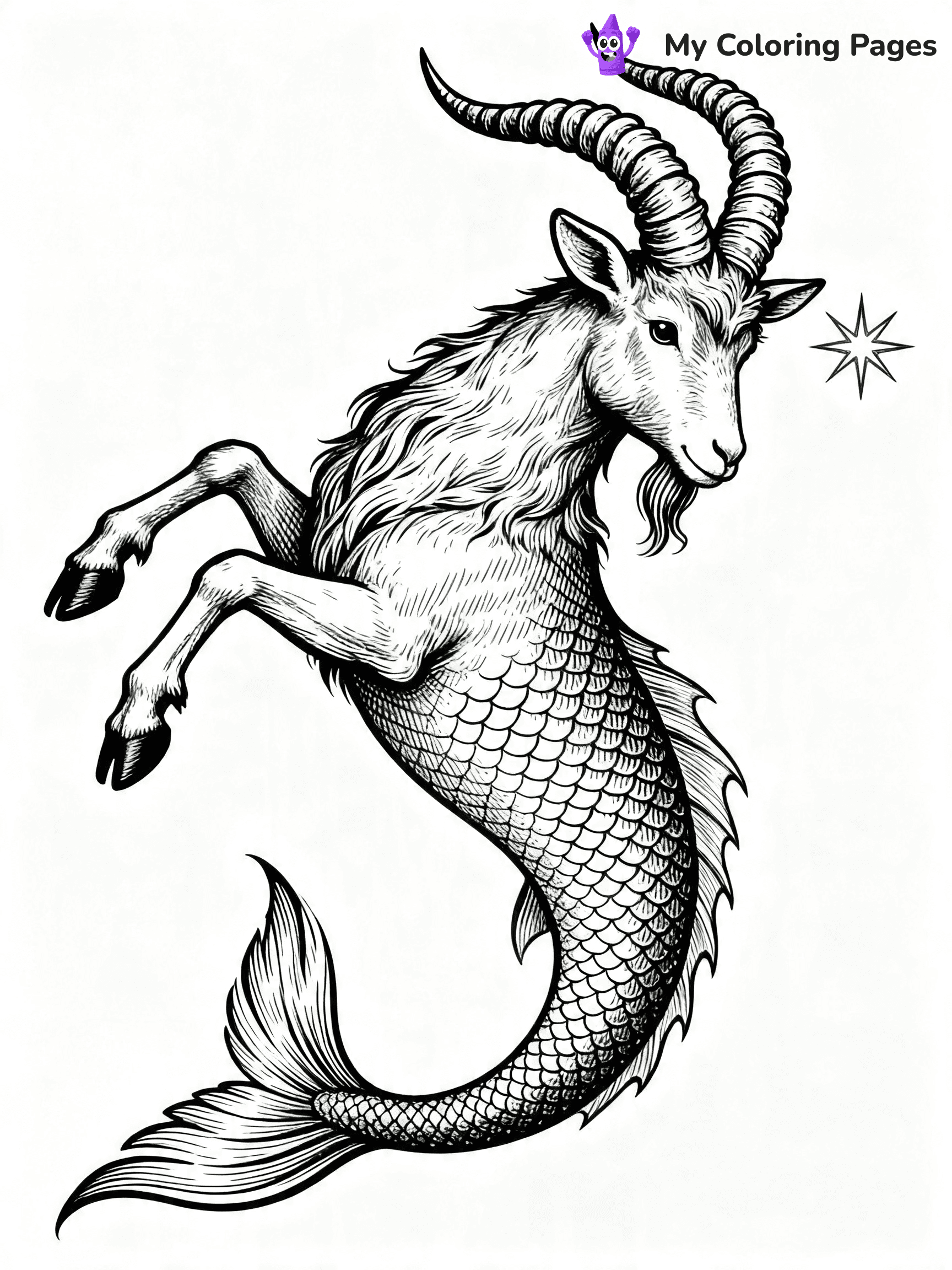 Zodiac Signs Coloring Pages - 1