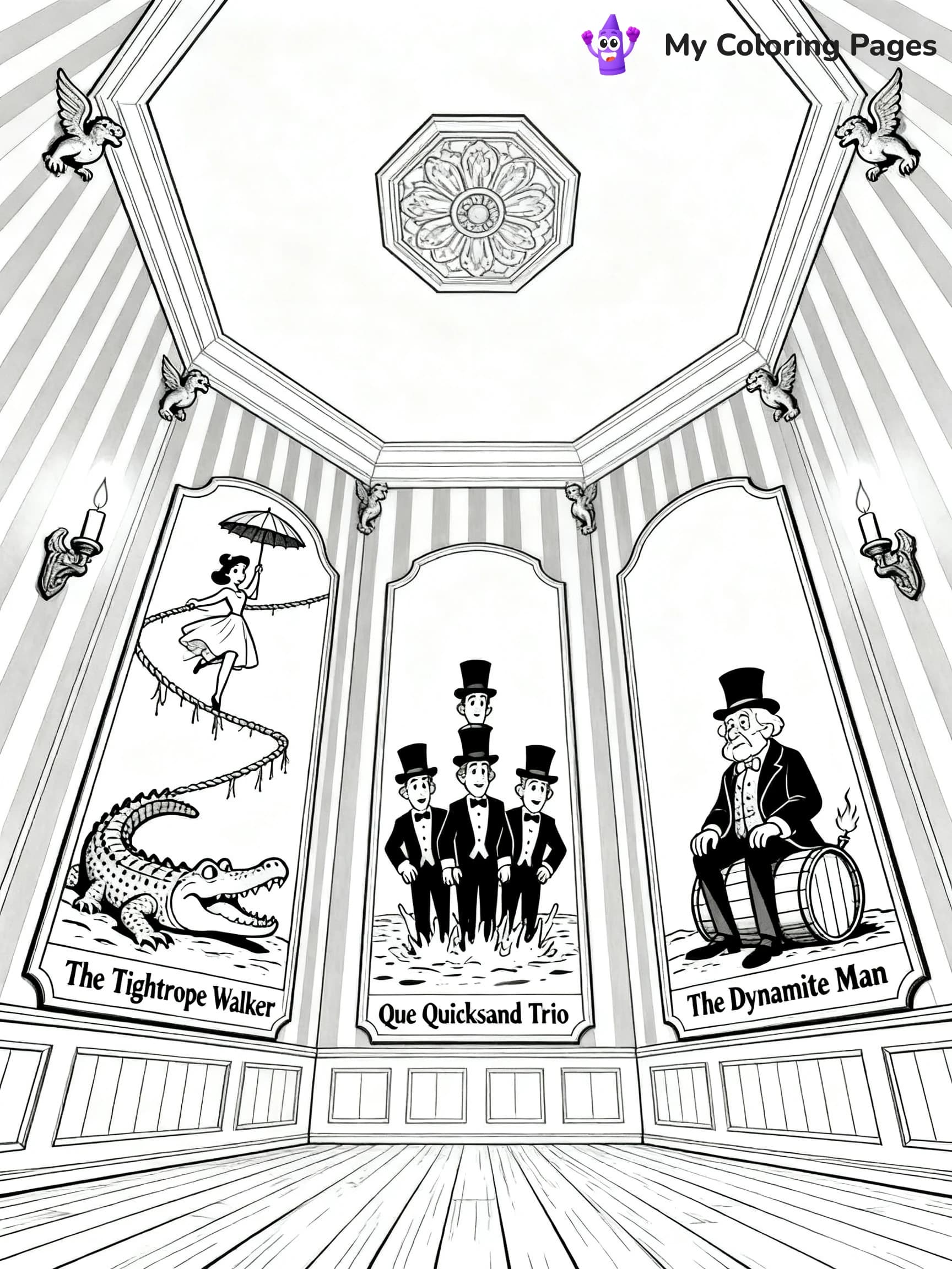 Disney Haunted Mansion Coloring Pages - 18