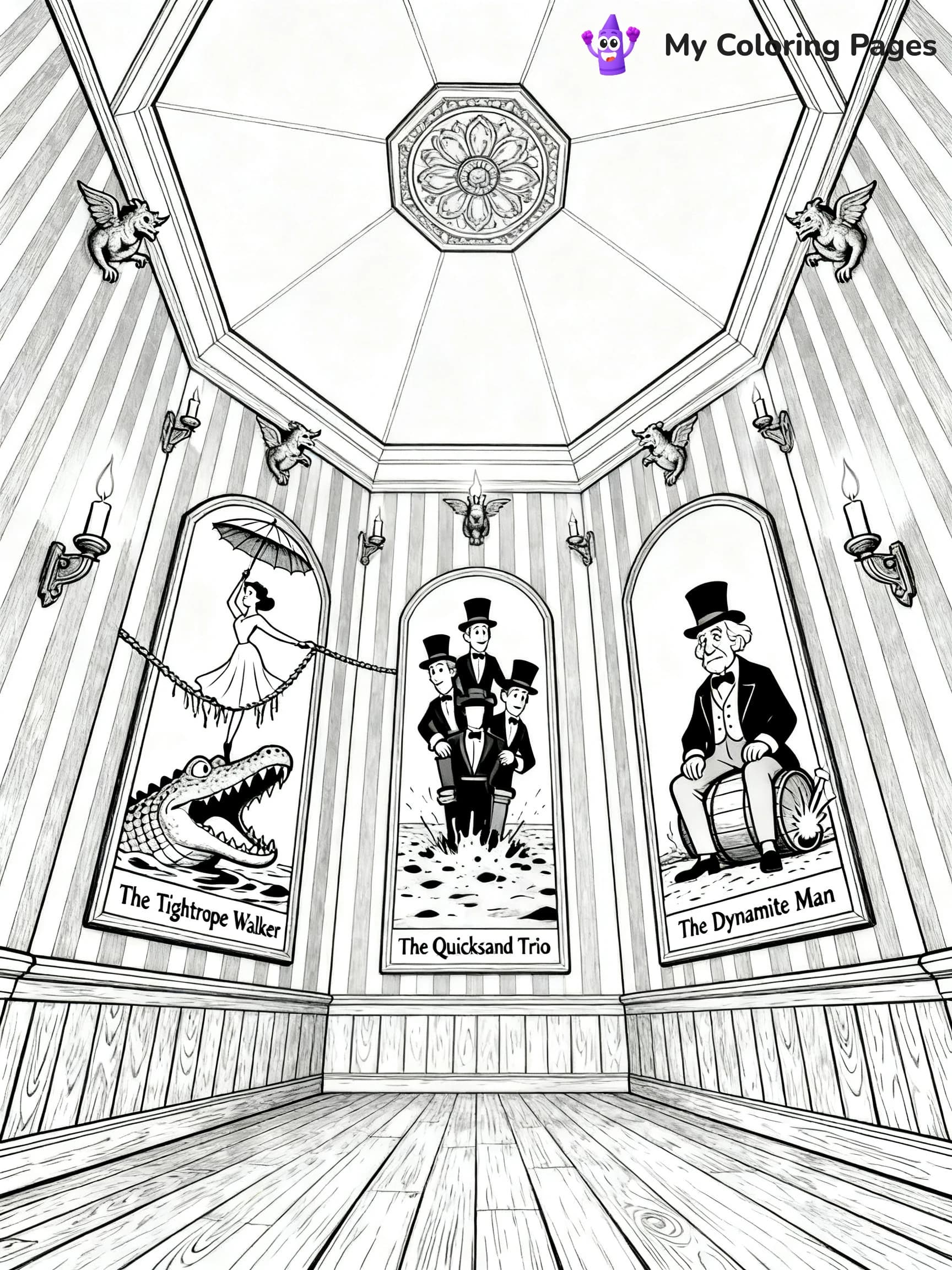 Disney Haunted Mansion Coloring Pages - 17