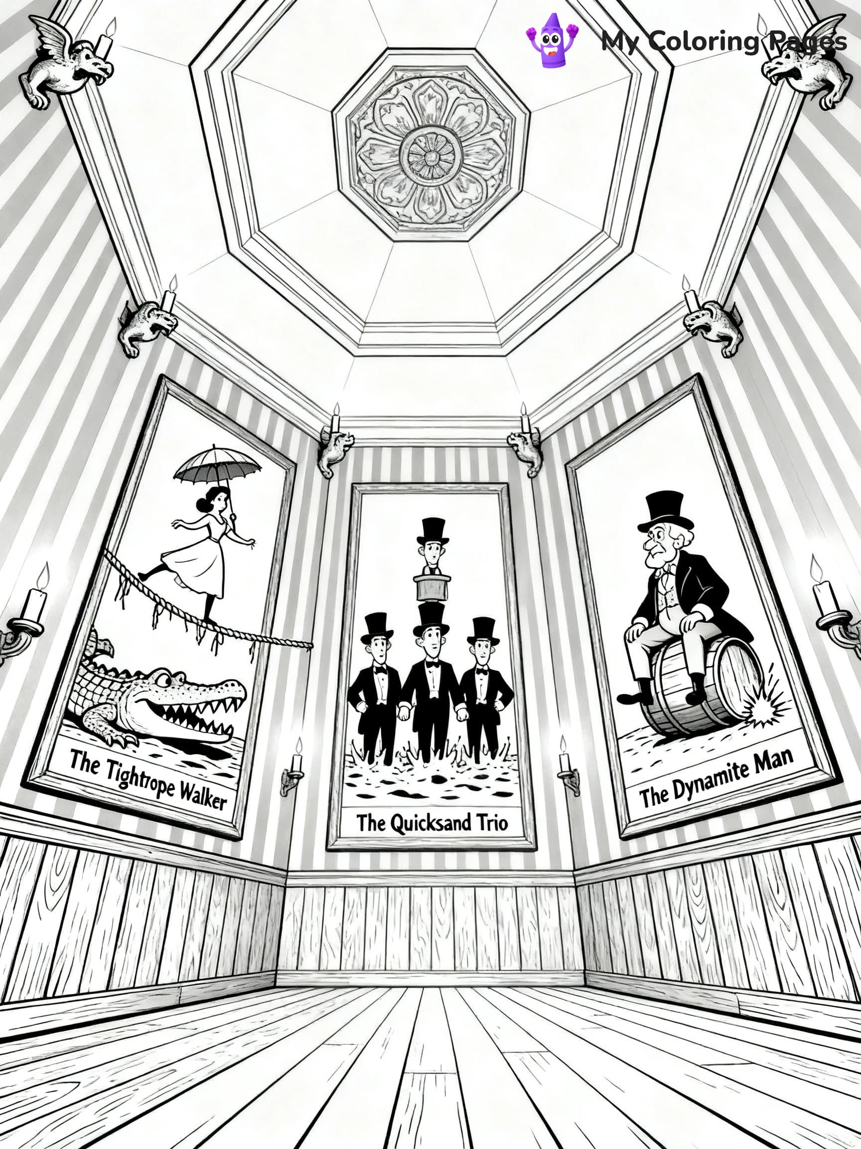 Disney Haunted Mansion Coloring Pages - 16
