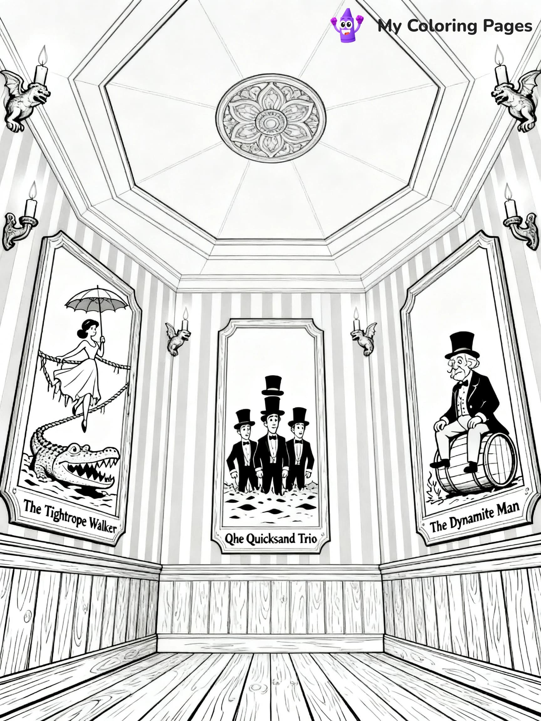 Disney Haunted Mansion Coloring Pages - 15
