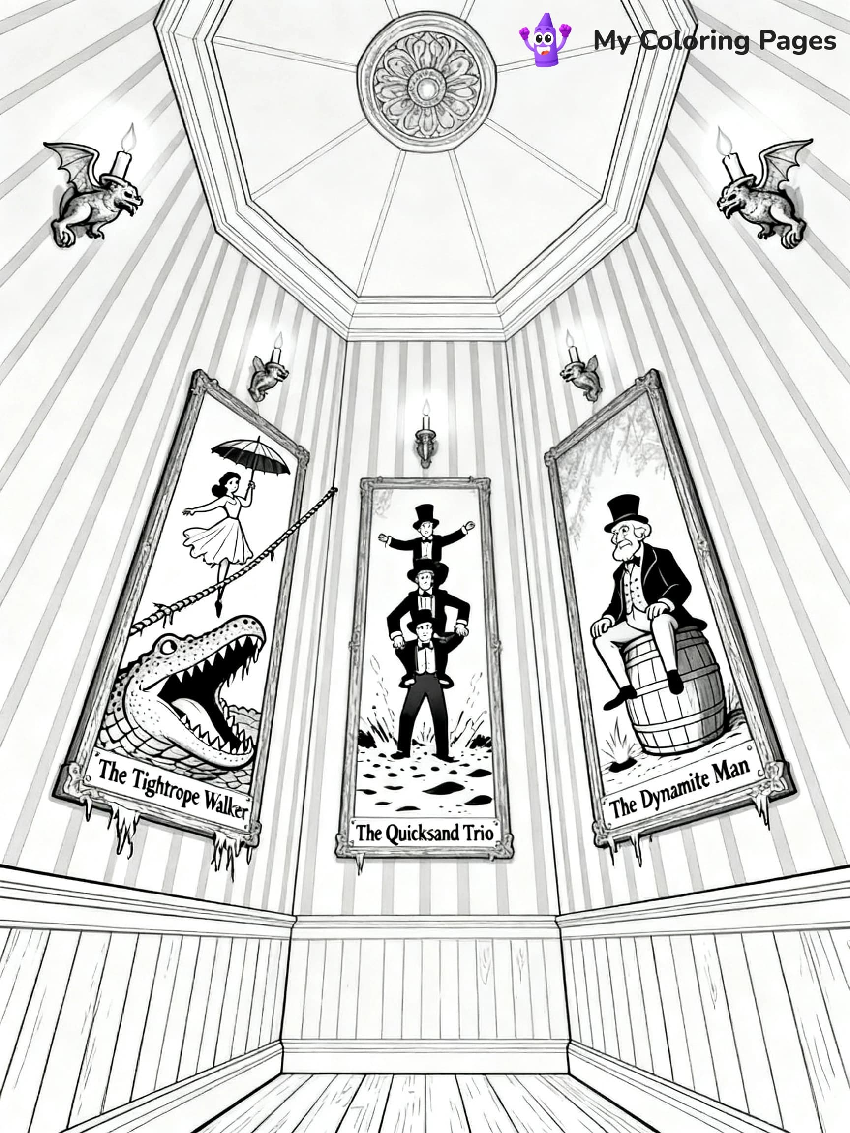 Disney Haunted Mansion Coloring Pages - 14