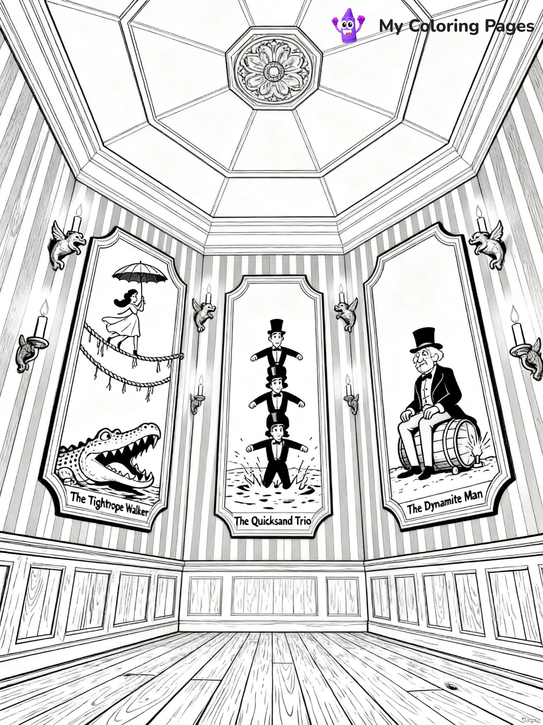 Disney Haunted Mansion Coloring Pages - 13