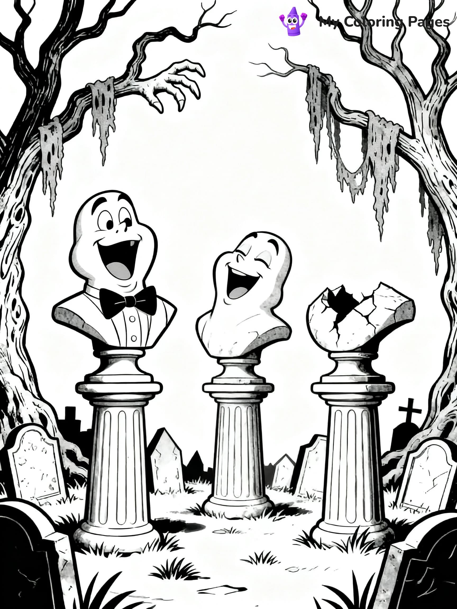 Disney Haunted Mansion Coloring Pages - 11