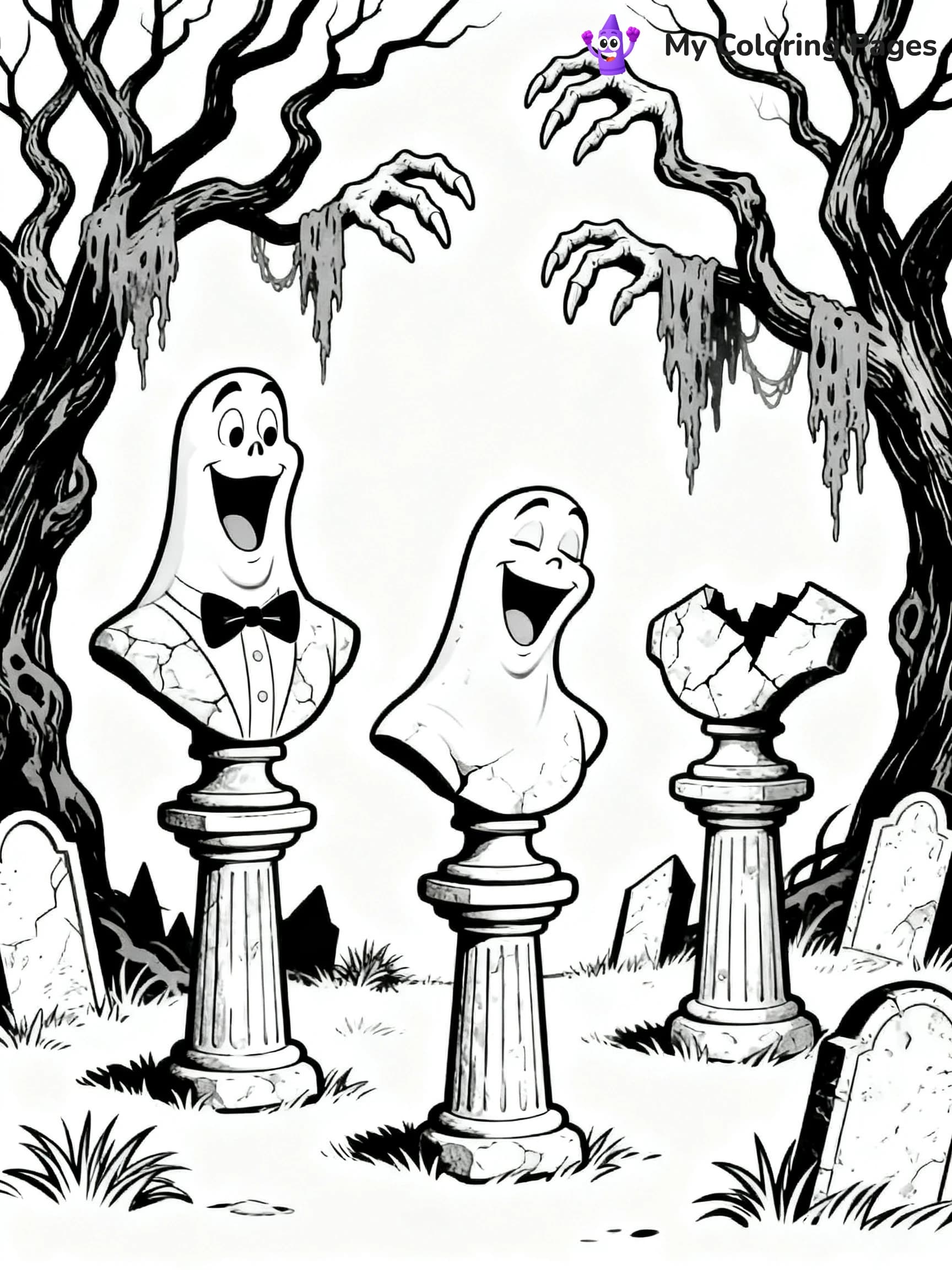 Disney Haunted Mansion Coloring Pages - 9