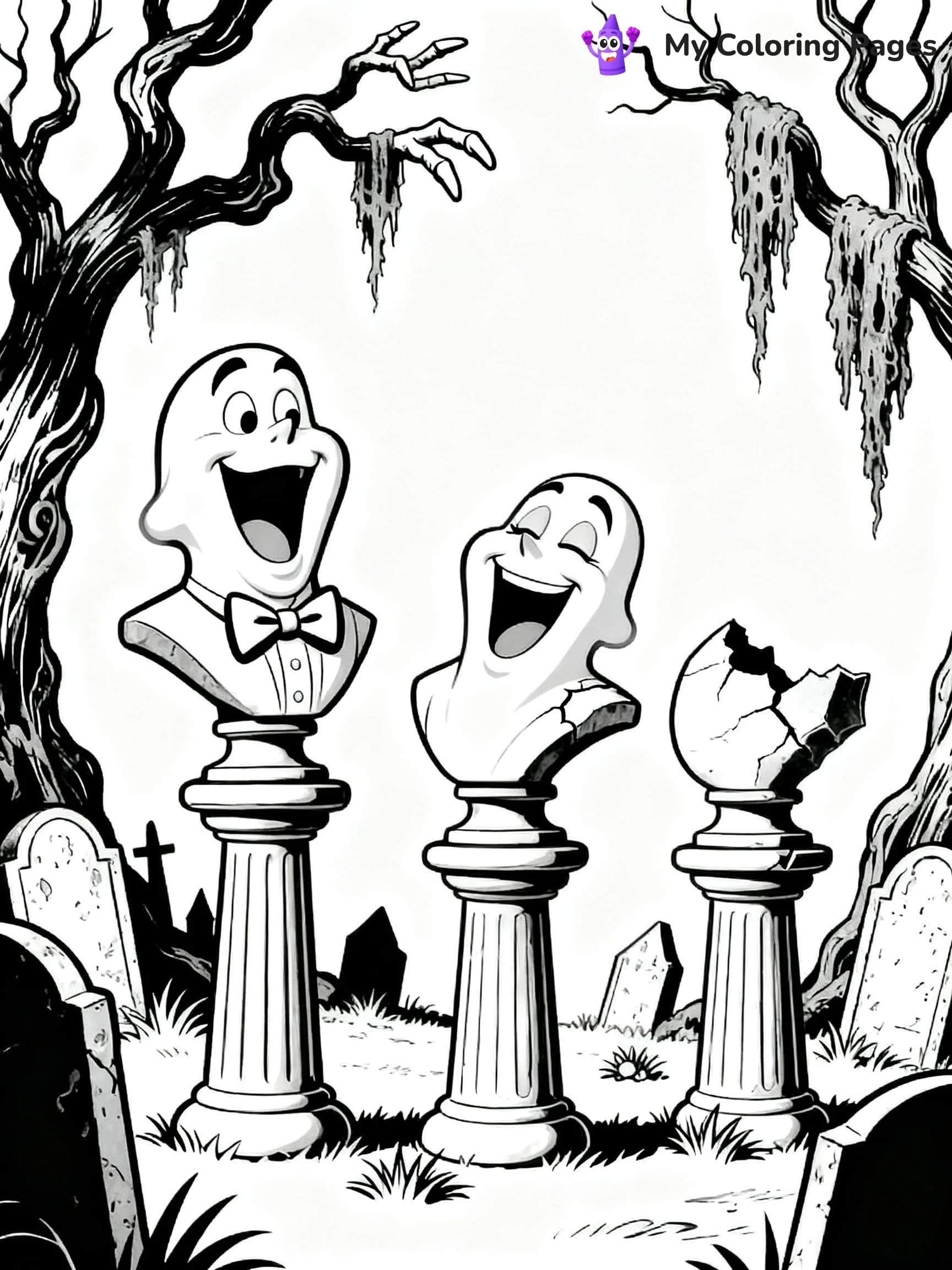 Disney Haunted Mansion Coloring Pages - 7