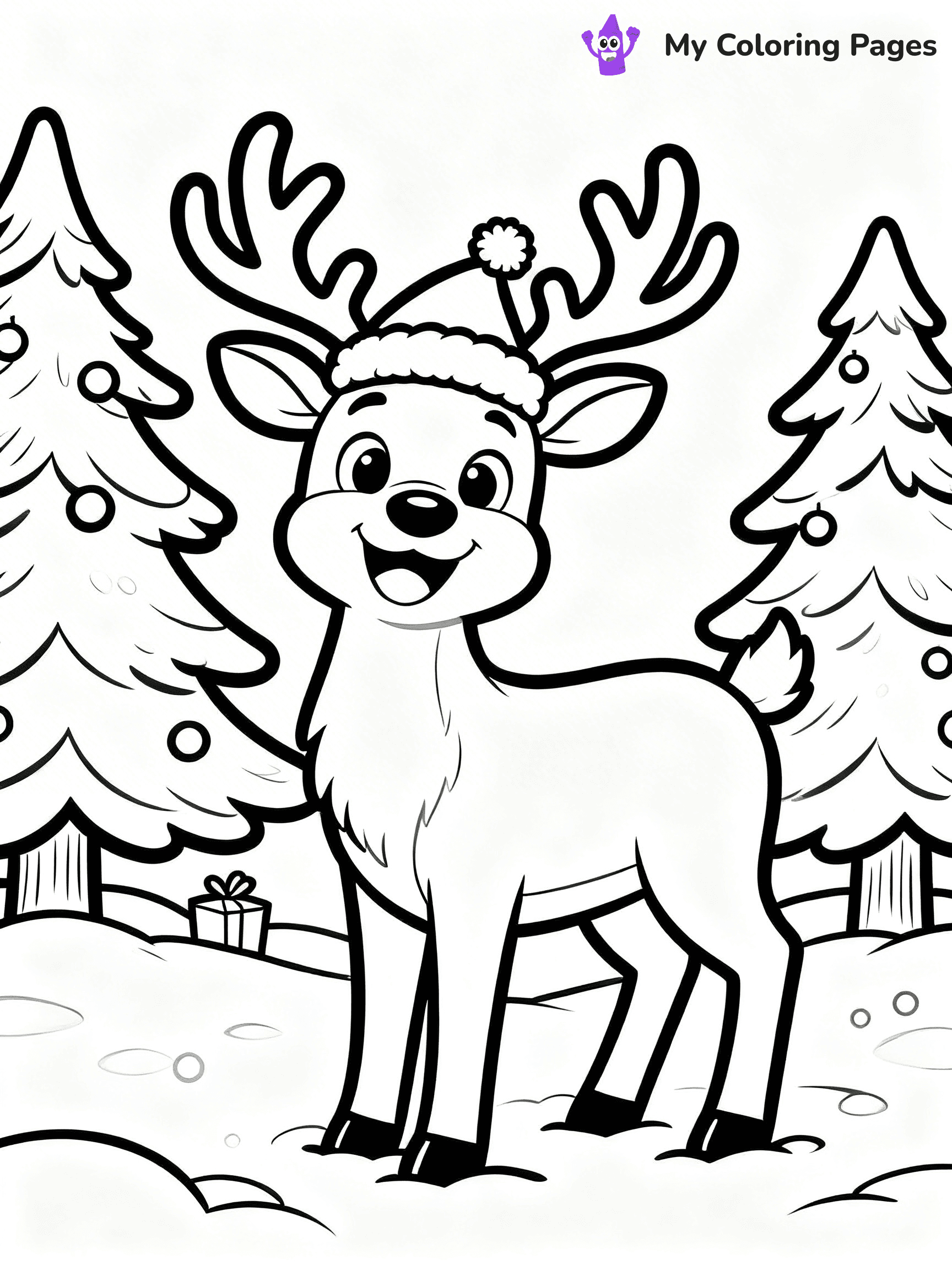 Christmas Countdown Coloring Pages - 19