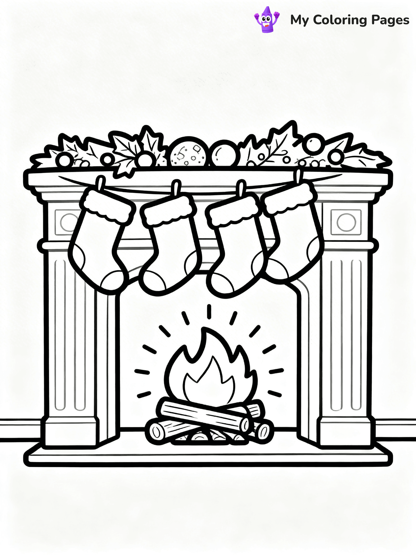 Christmas Countdown Coloring Pages - 18