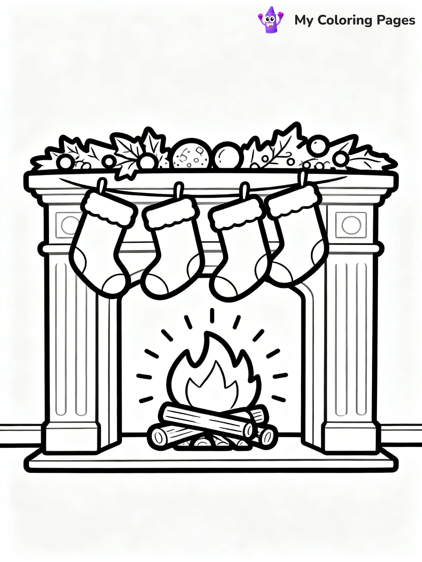 Christmas Countdown Coloring Pages - 16