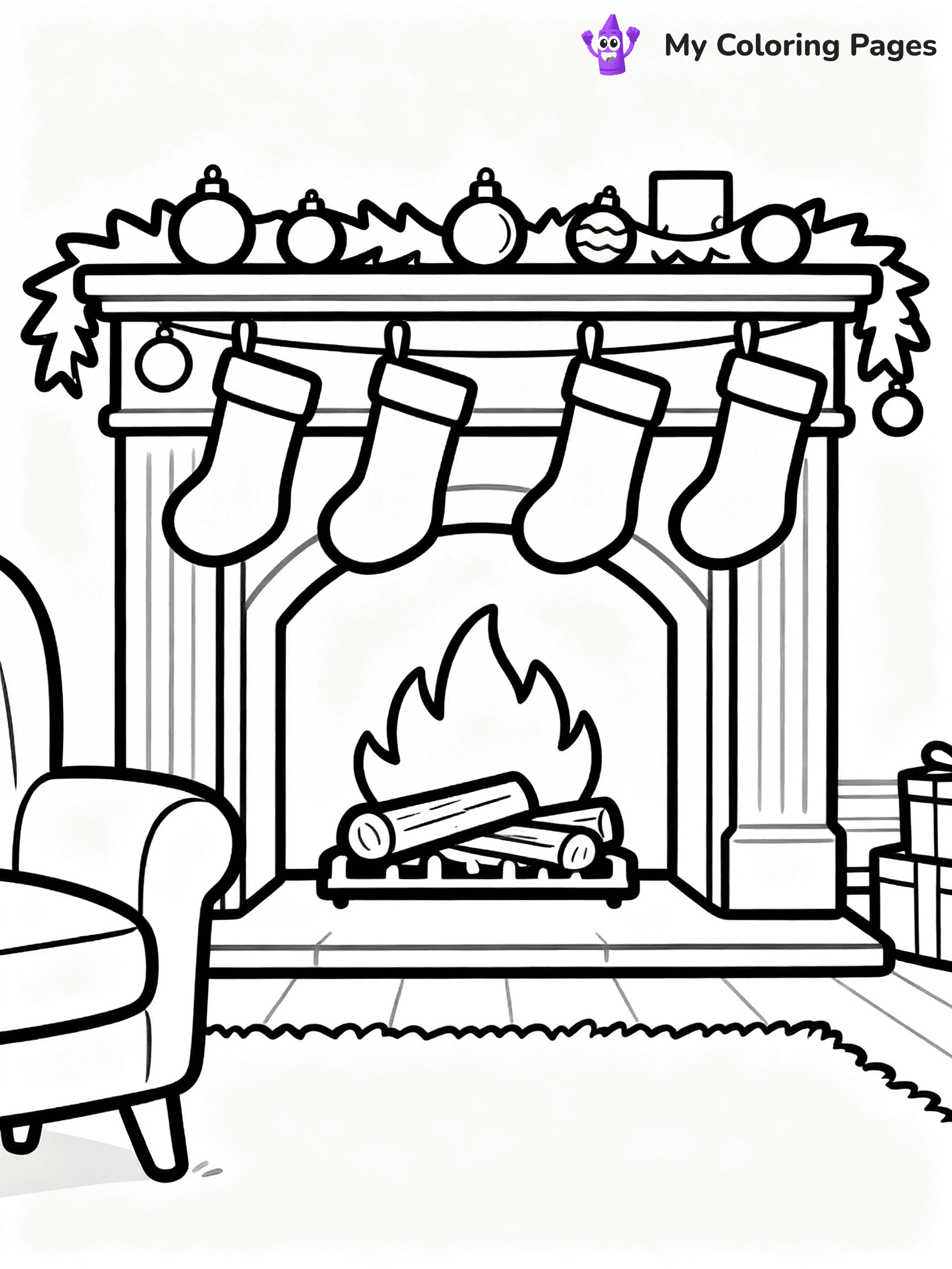 Christmas Countdown Coloring Pages - 17