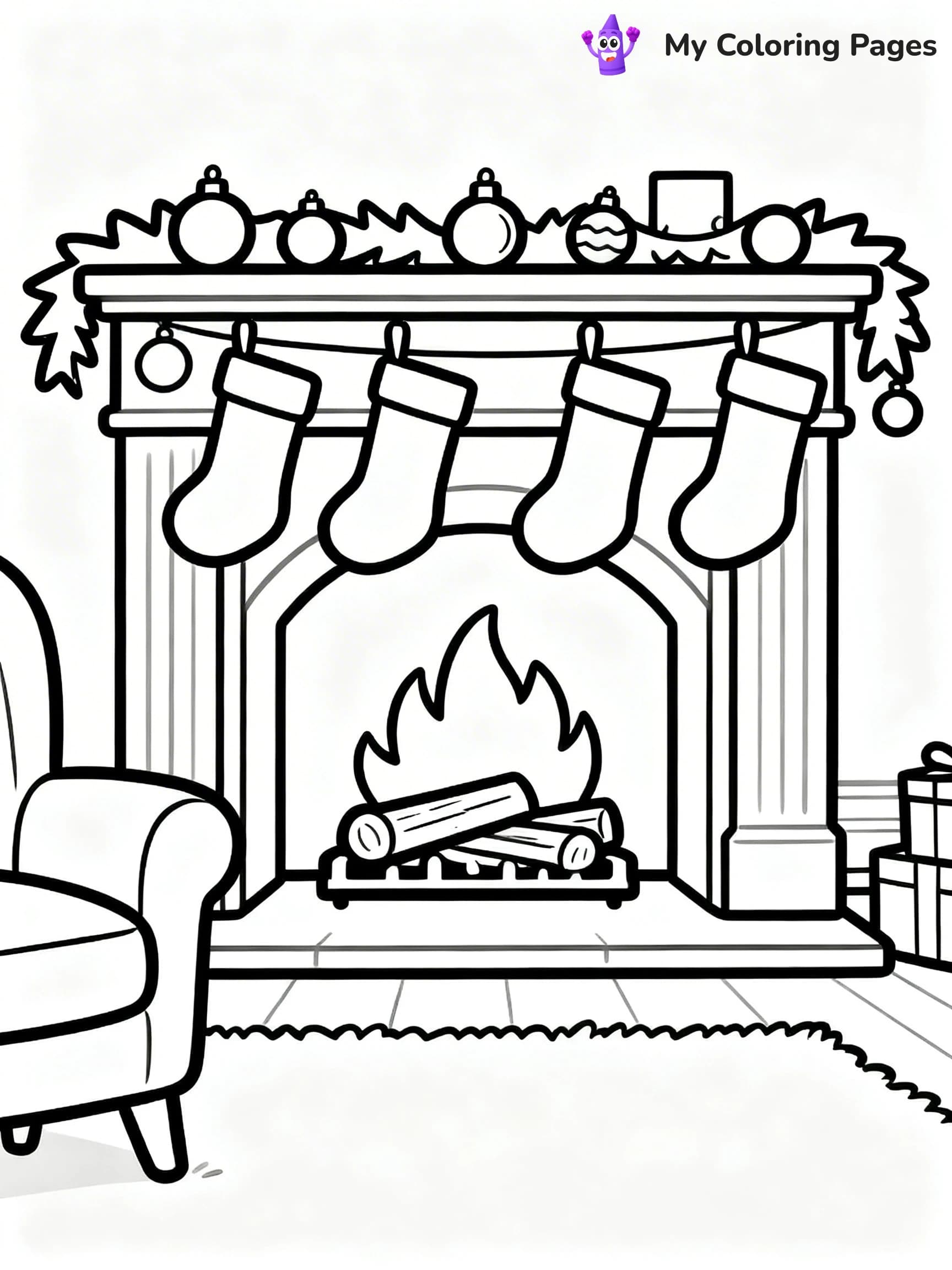 Christmas Countdown Coloring Pages - 15