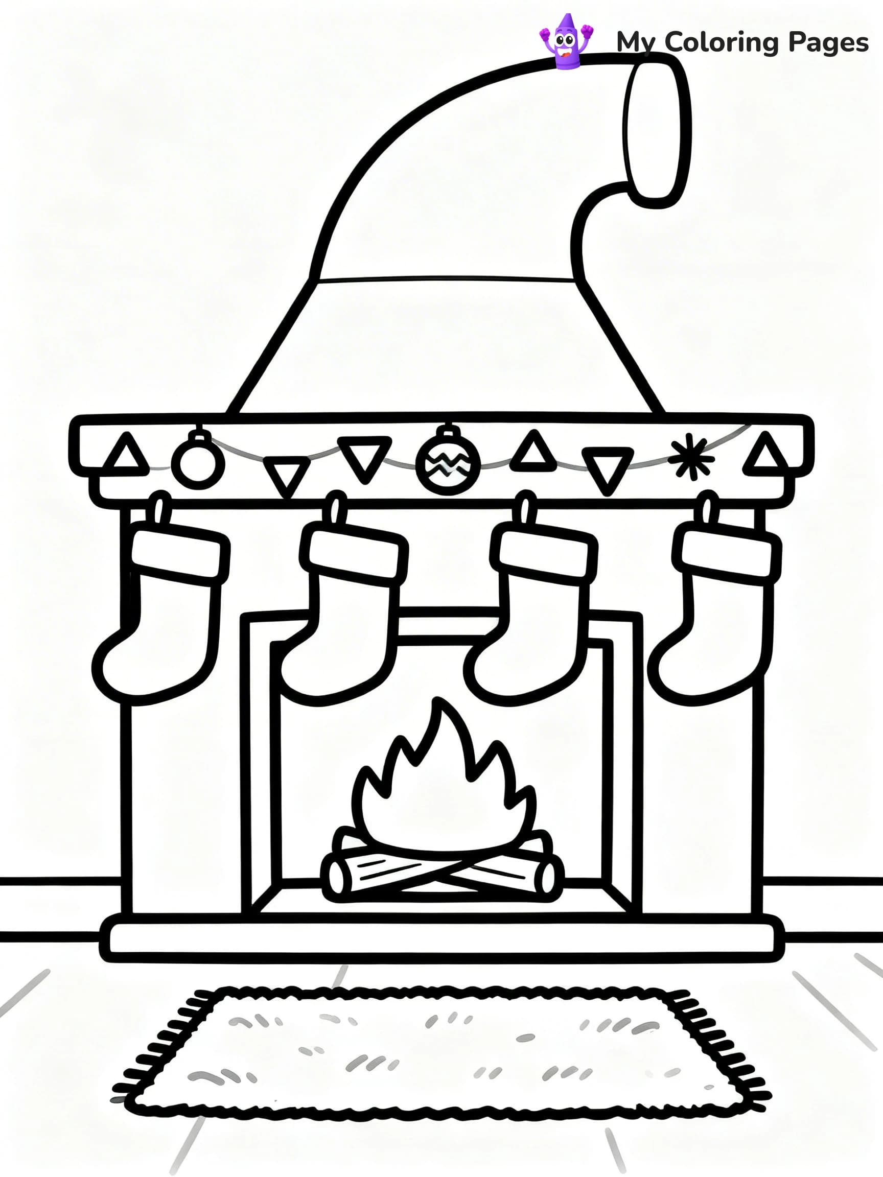 Christmas Countdown Coloring Pages - 12