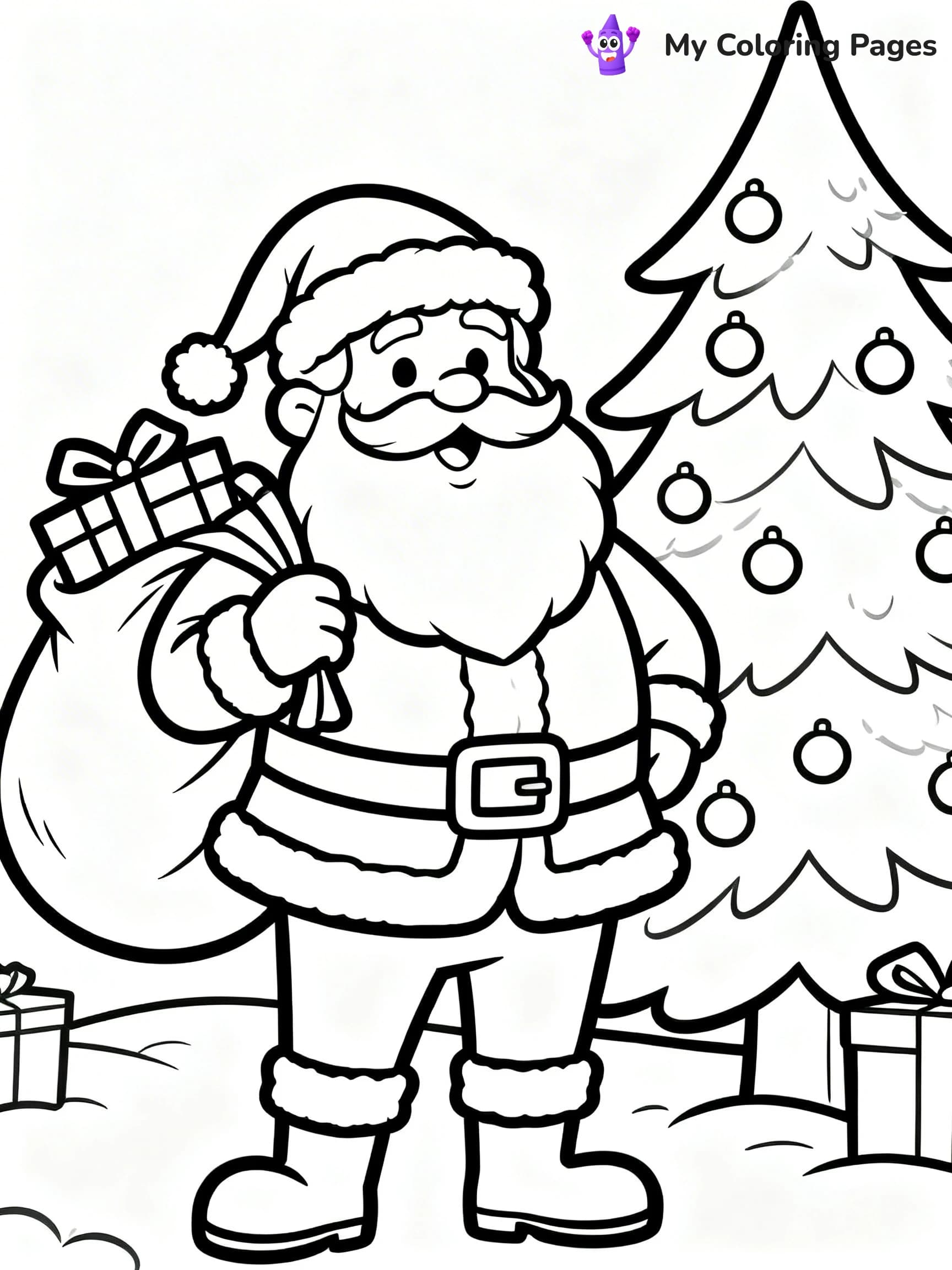 Christmas Countdown Coloring Pages - 11