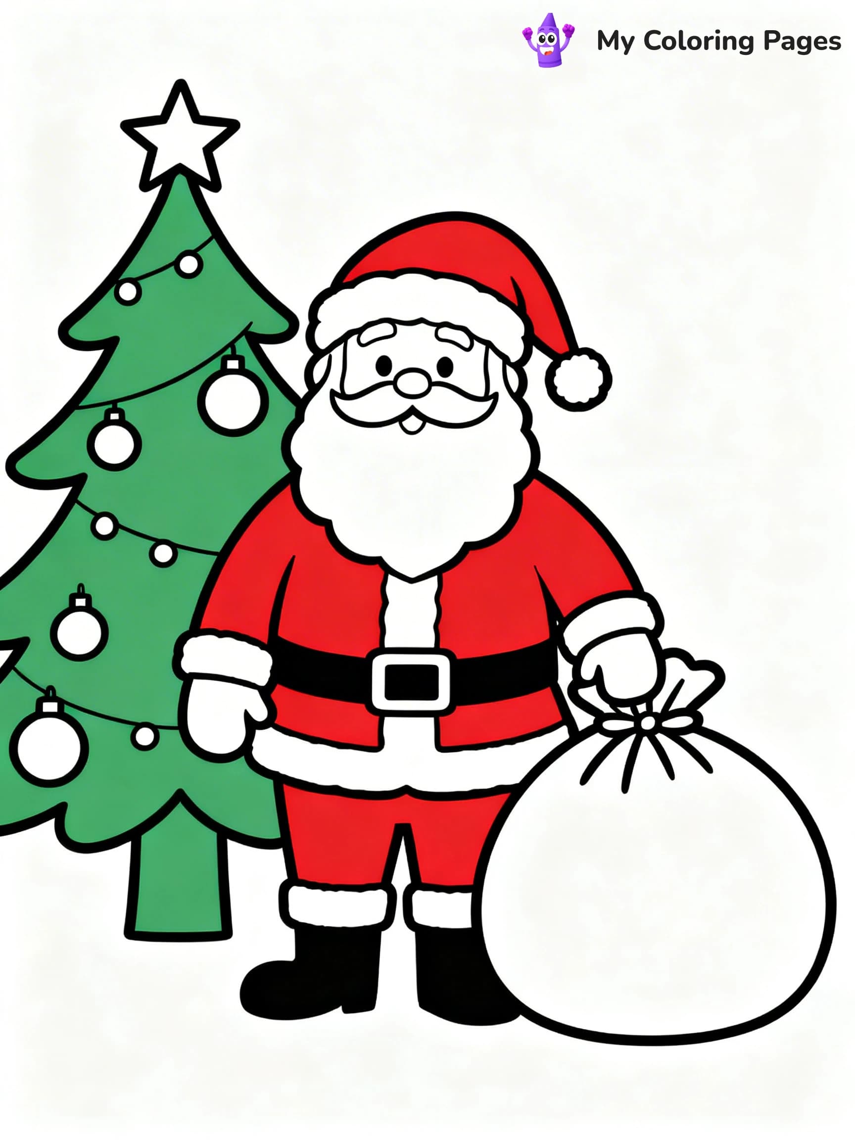 Christmas Countdown Coloring Pages - 10