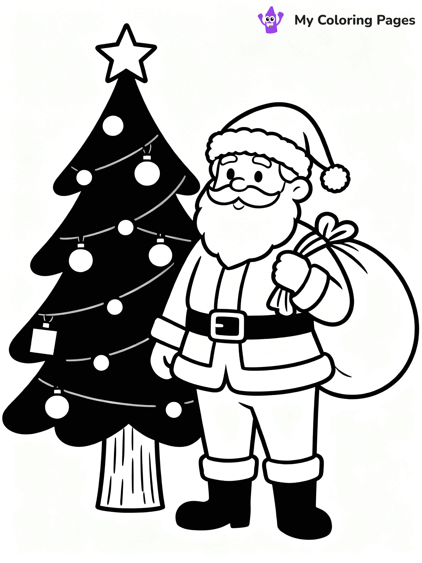 Christmas Countdown Coloring Pages - 10