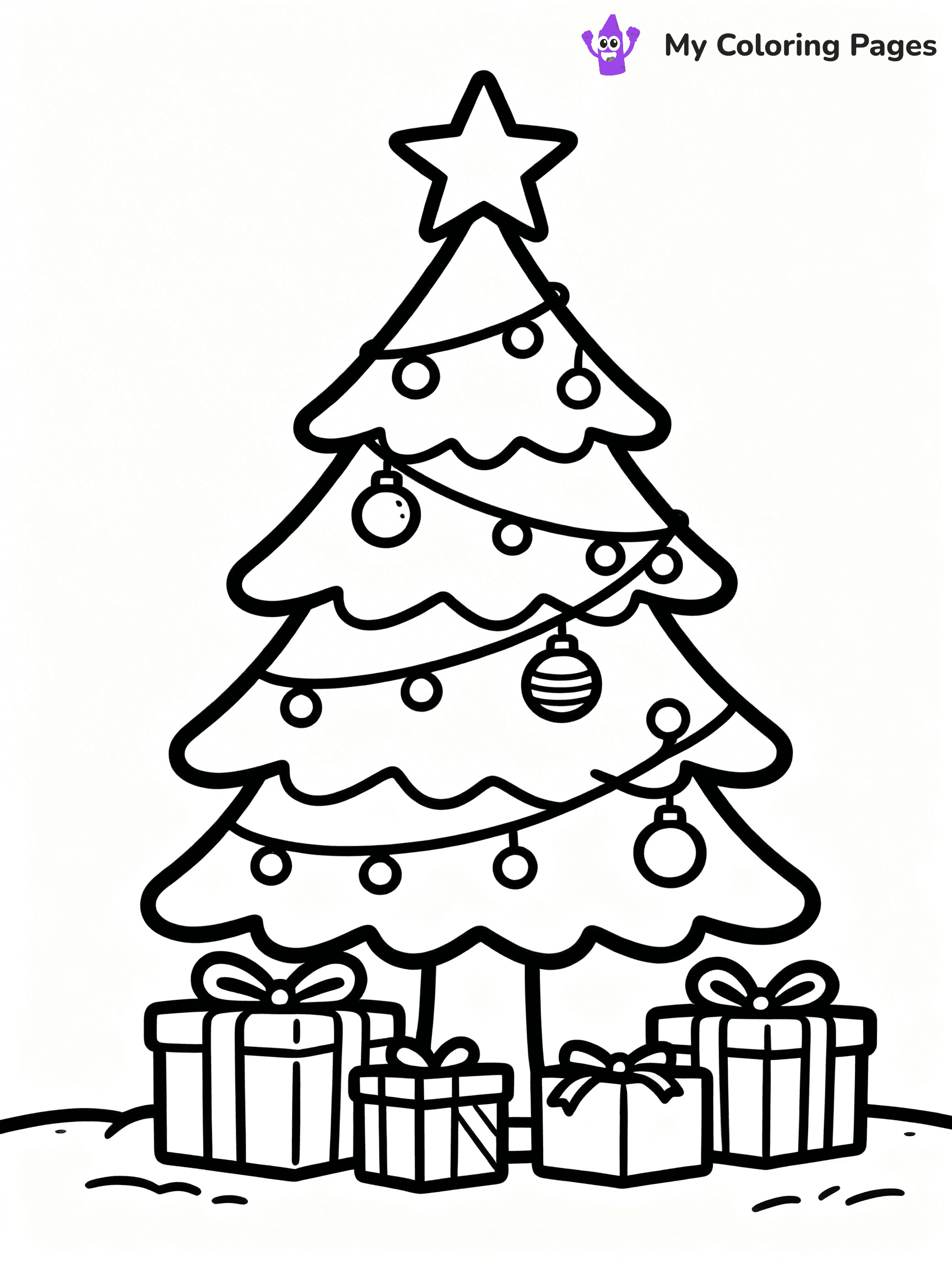 Christmas Countdown Coloring Pages - 4